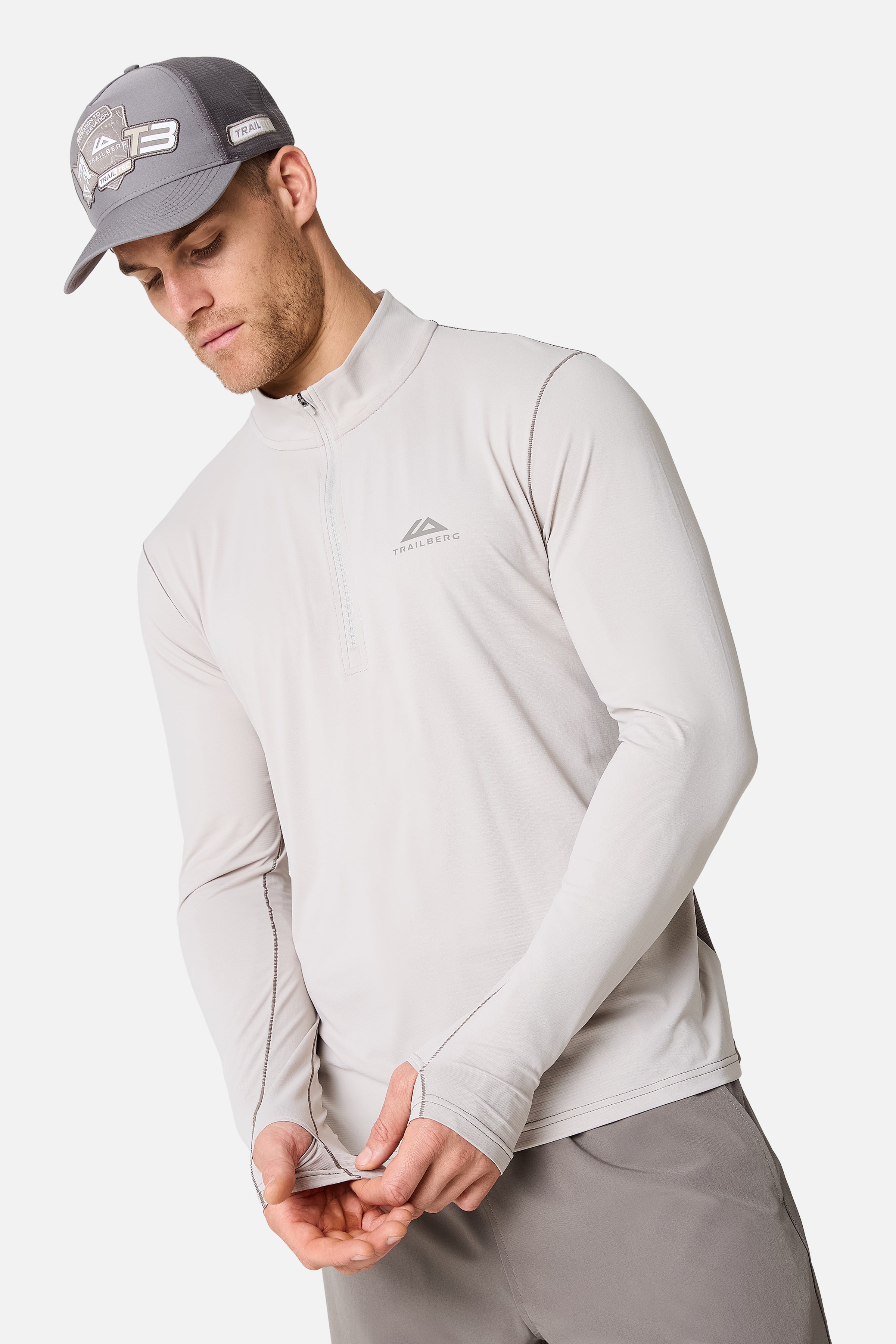 Nucleus Outdoor 1/4 Zip - Pebblestone