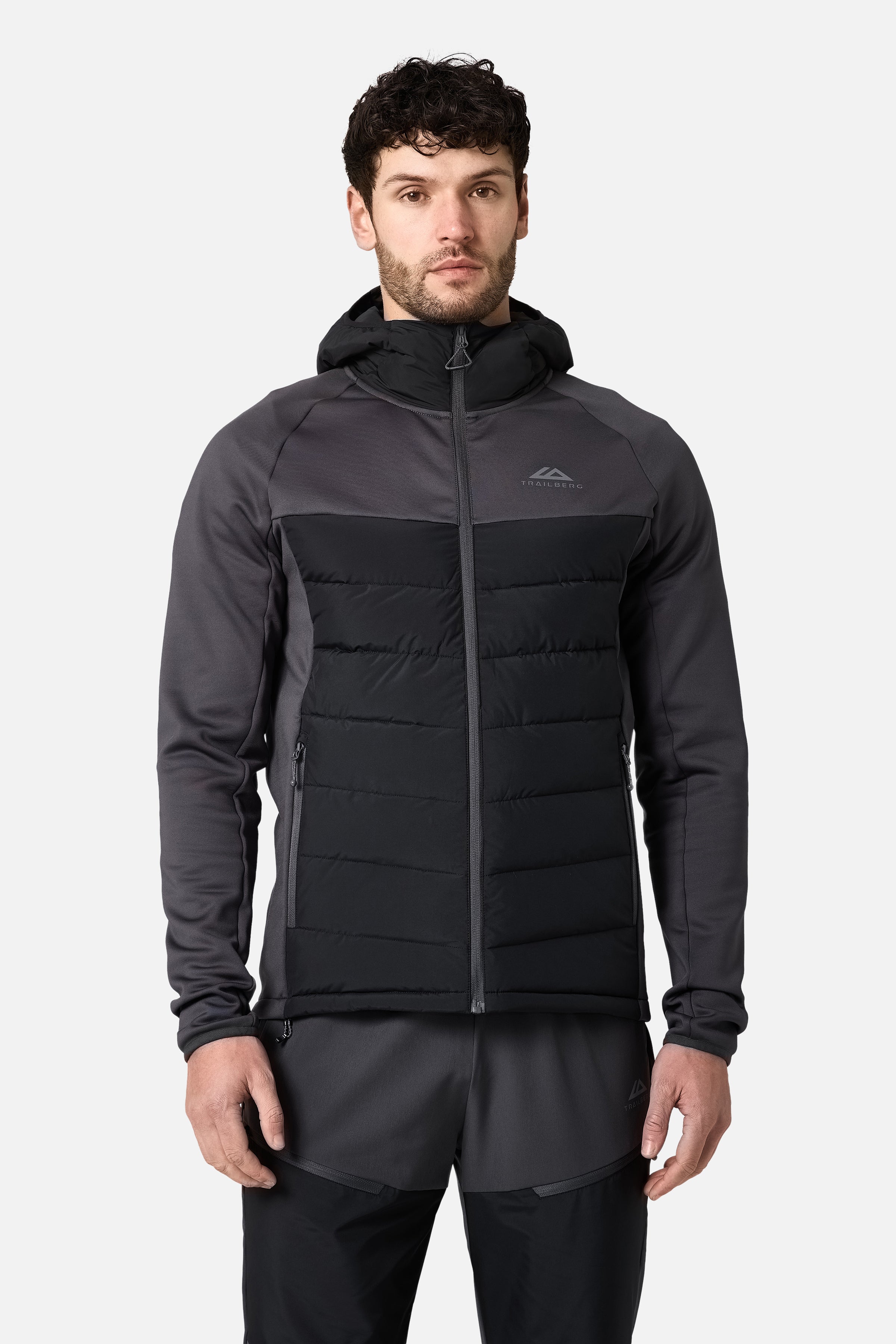 Rhine Winterised Hybrid Hood - Volcano Grey/Black