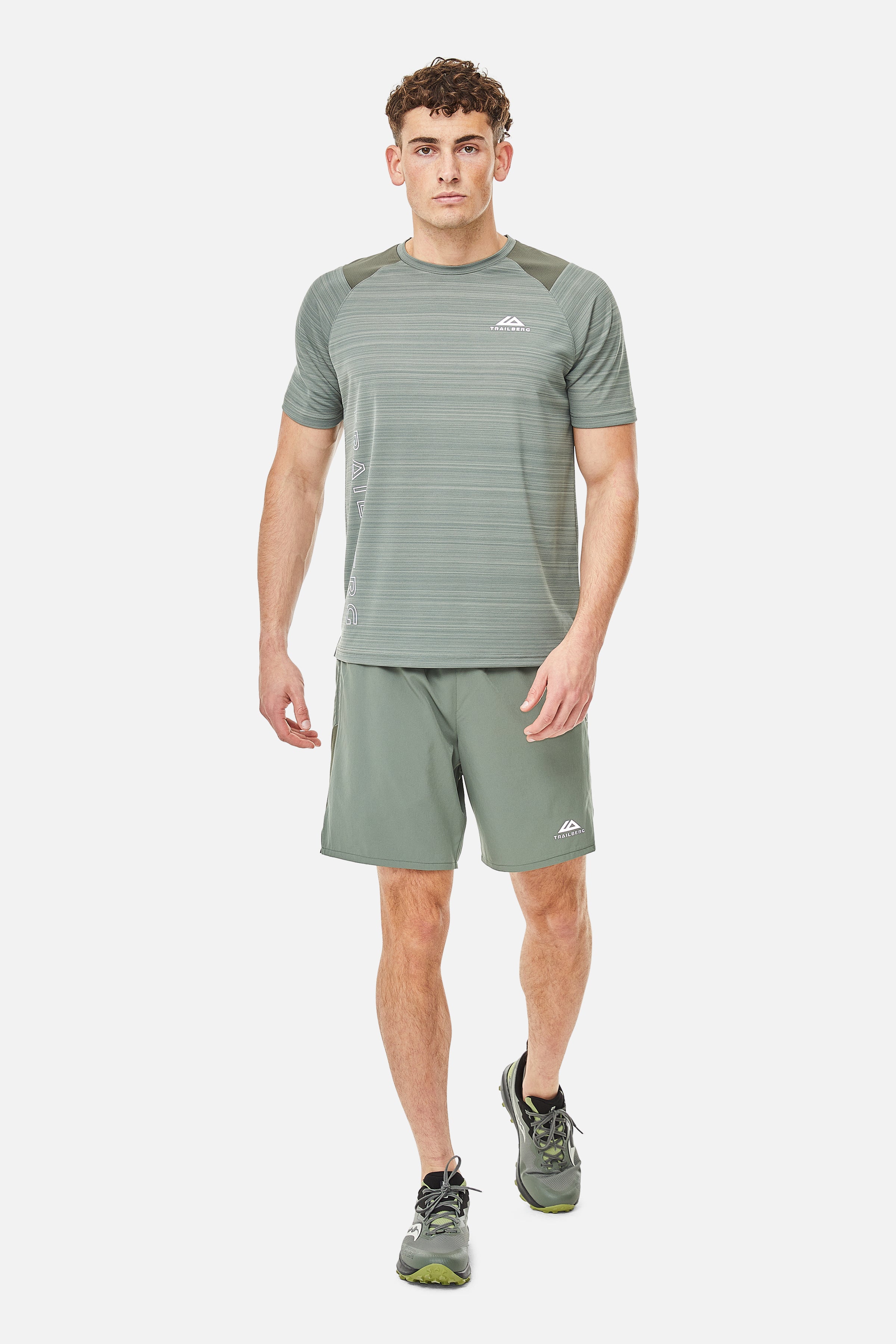 Triathlon SS25 Tee - Pine Dust/Dark Fern