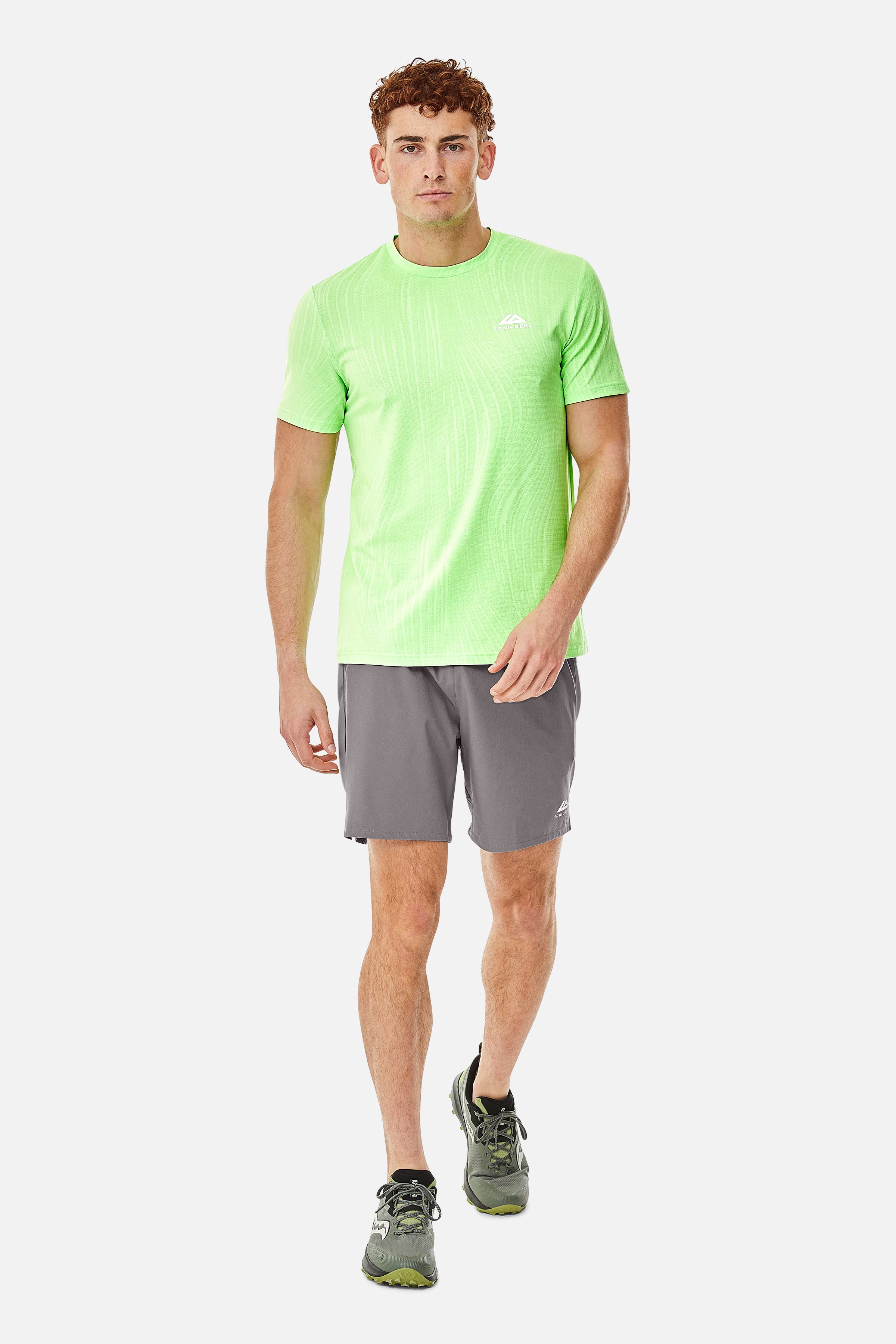 Vertex Jaquard Twinset - Neon Lime/Gecko/Urban Smoke
