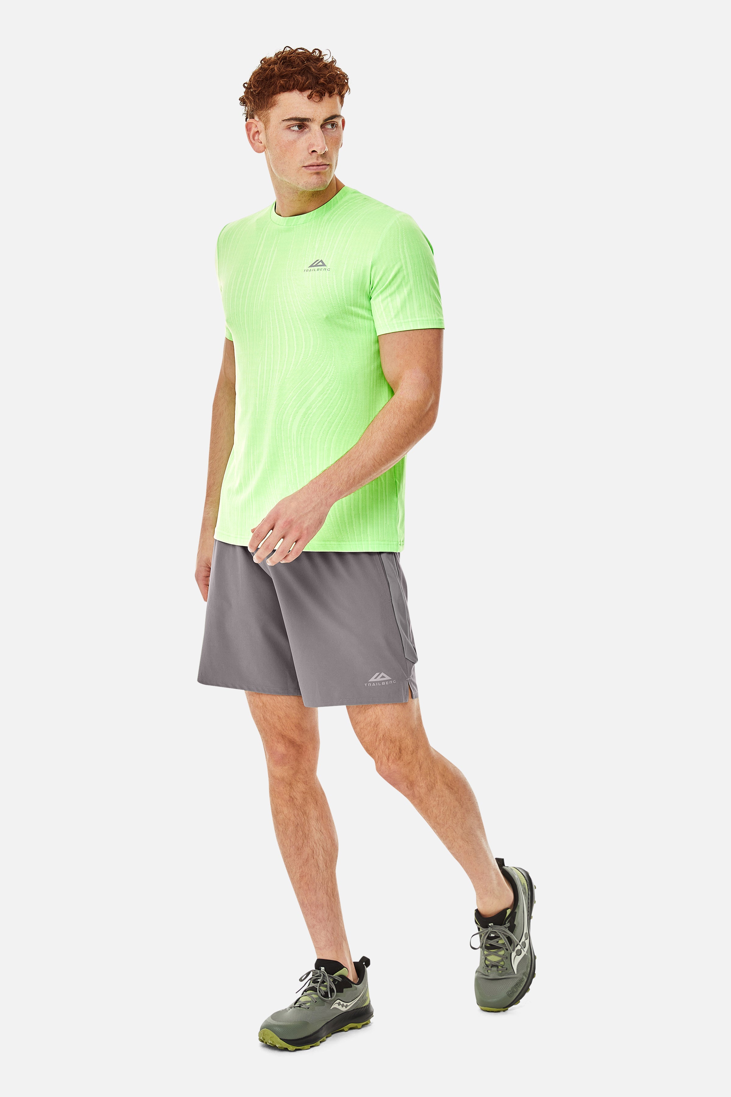 Vertex Jaquard Twinset - Neon Lime/Gecko/Urban Smoke