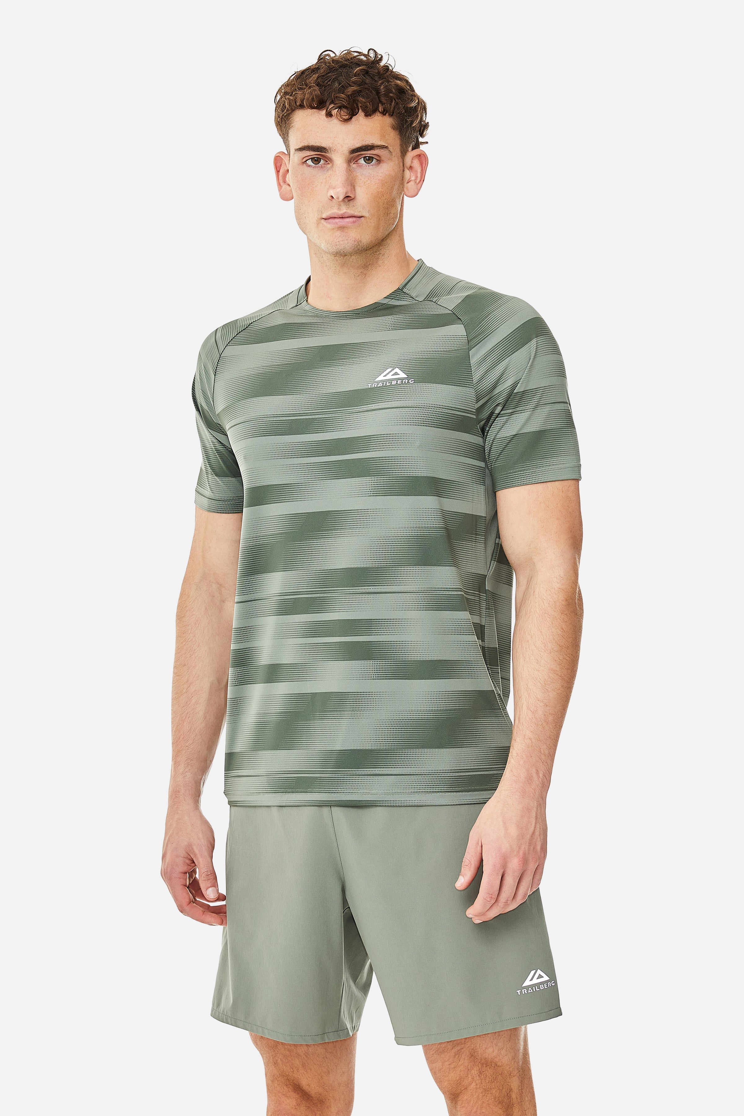 Dimension 2.0 Tee - Pine Dust/Dark Fern