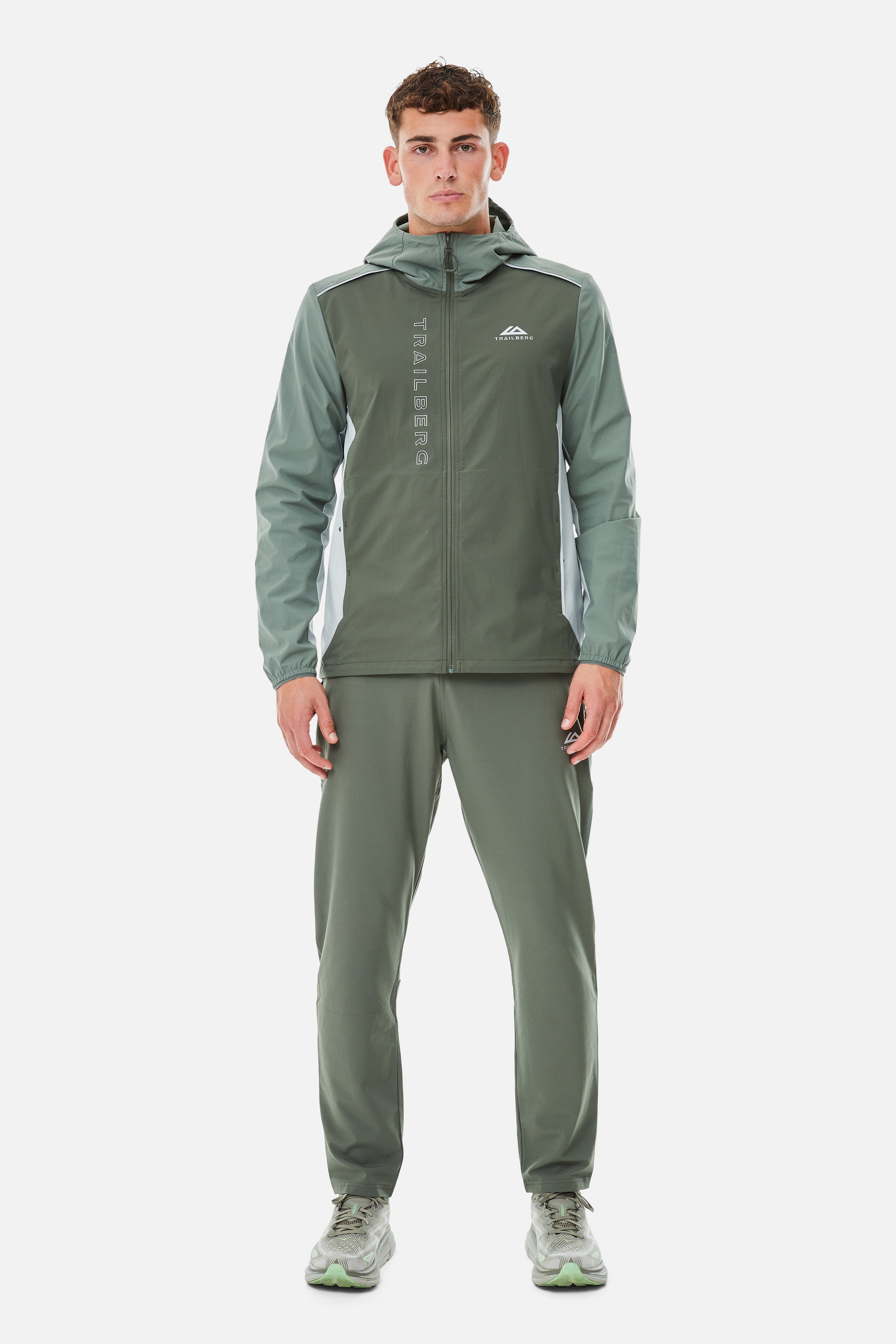 AW25 Triathlon Windbreaker - Dark Fern/Pine Dust/Frosted Leaf