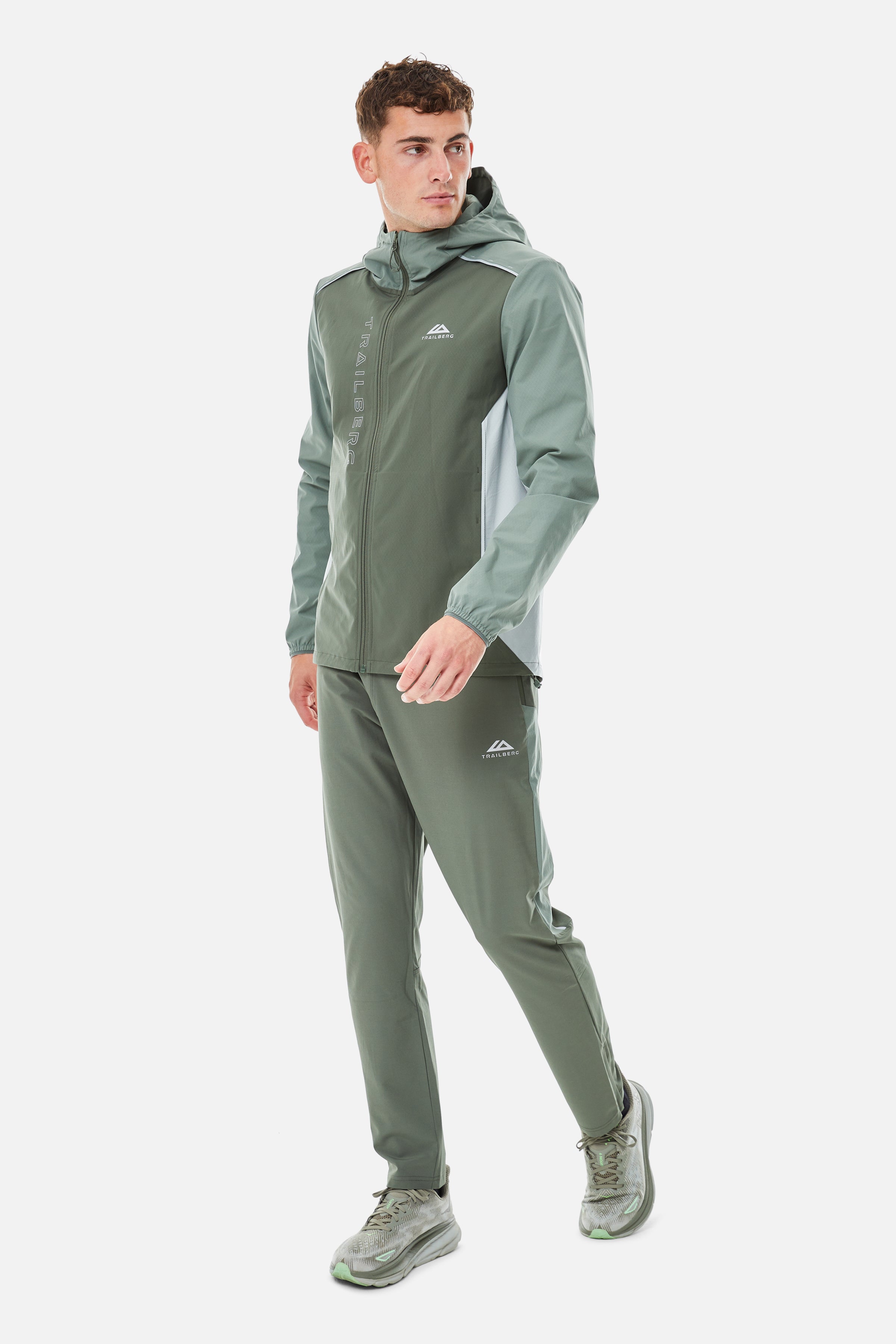 AW25 Triathlon Windbreaker - Dark Fern/Pine Dust/Frosted Leaf