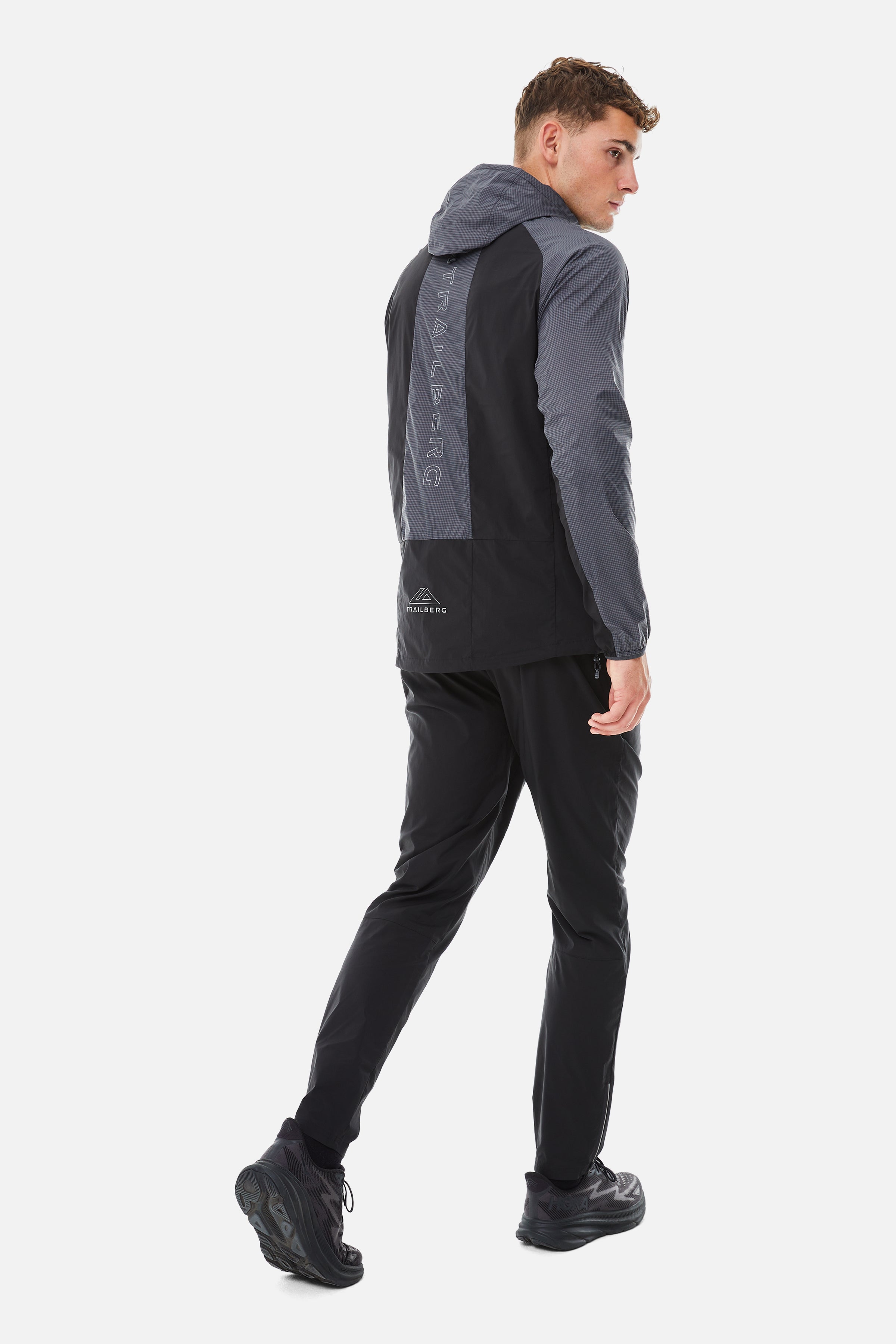 Rapid Grid 2.0 Windbreaker - Black/Volcano Grey