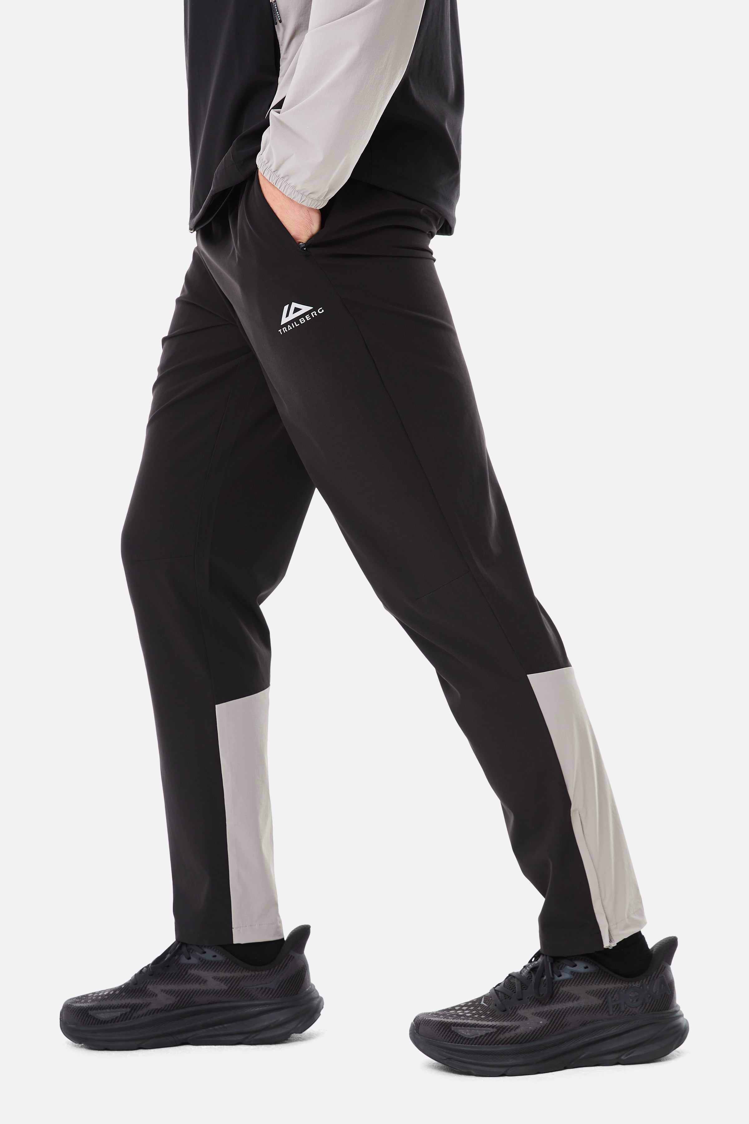 Focus Tracksuit - Fossil Brown/Pale Taupe/Black