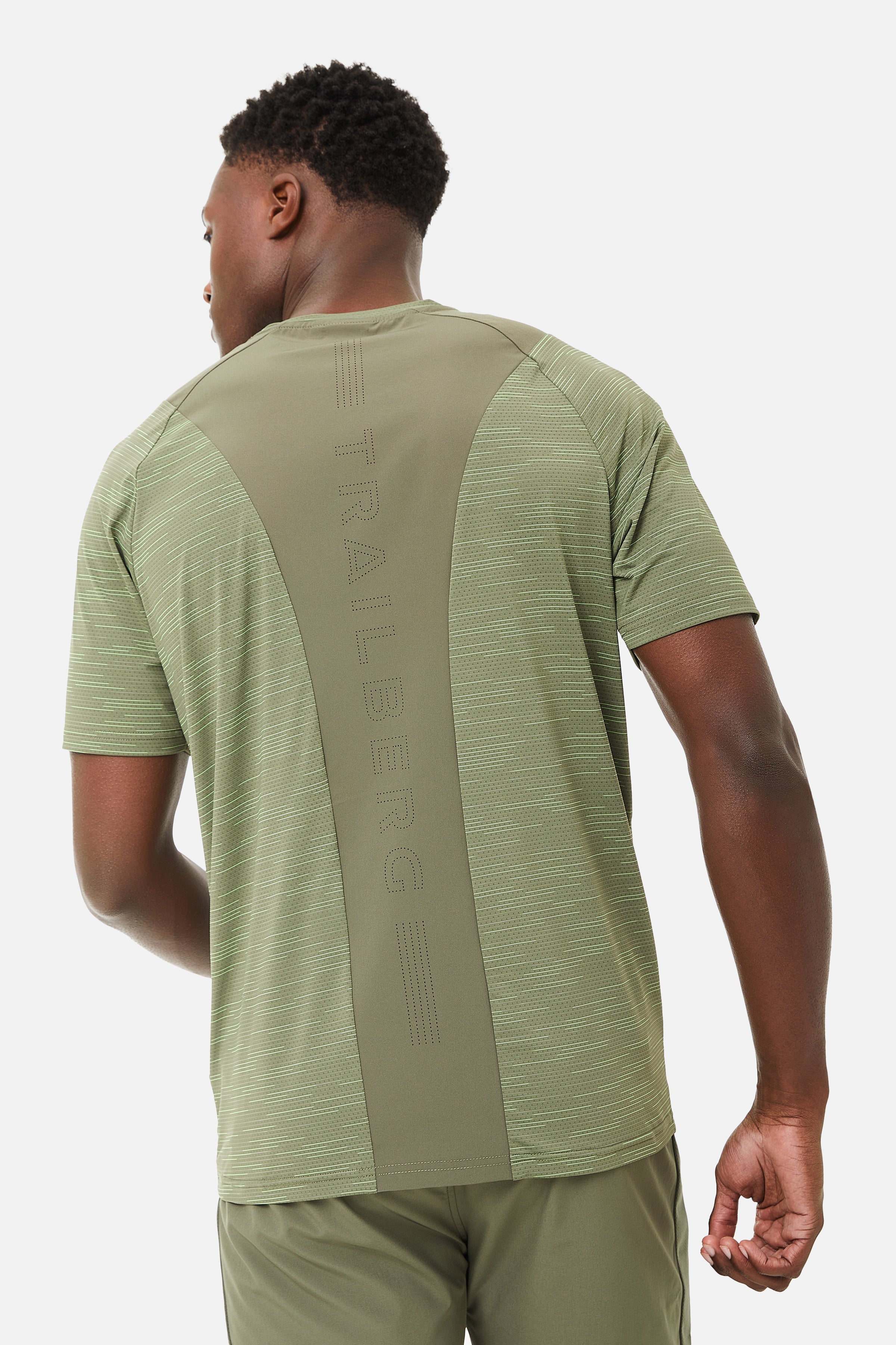 ELEMENT 2.0 TEE - KHAKI/NEON LIME