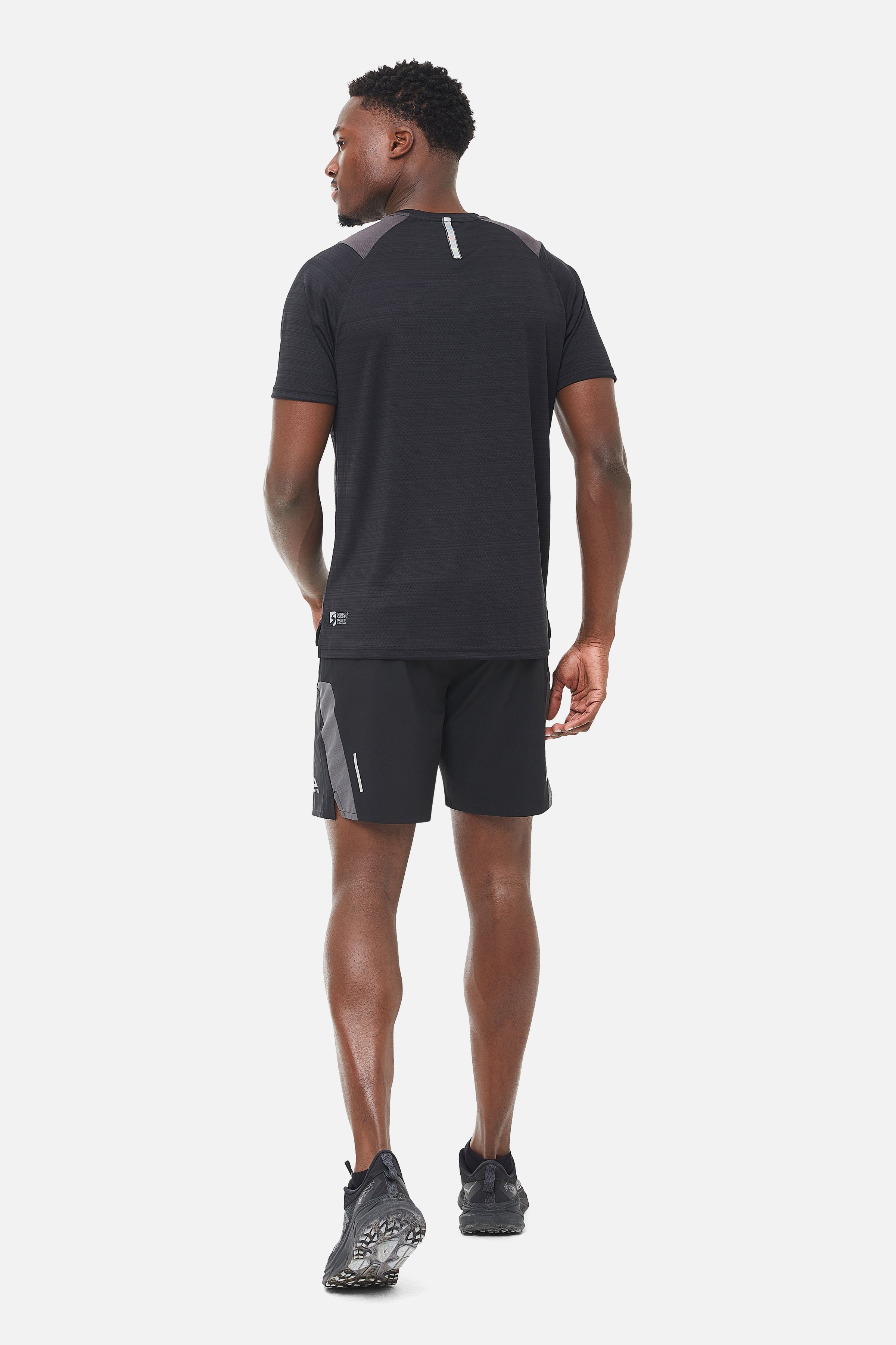 AW24 TRIATHLON SHORT - BLACK/GREY