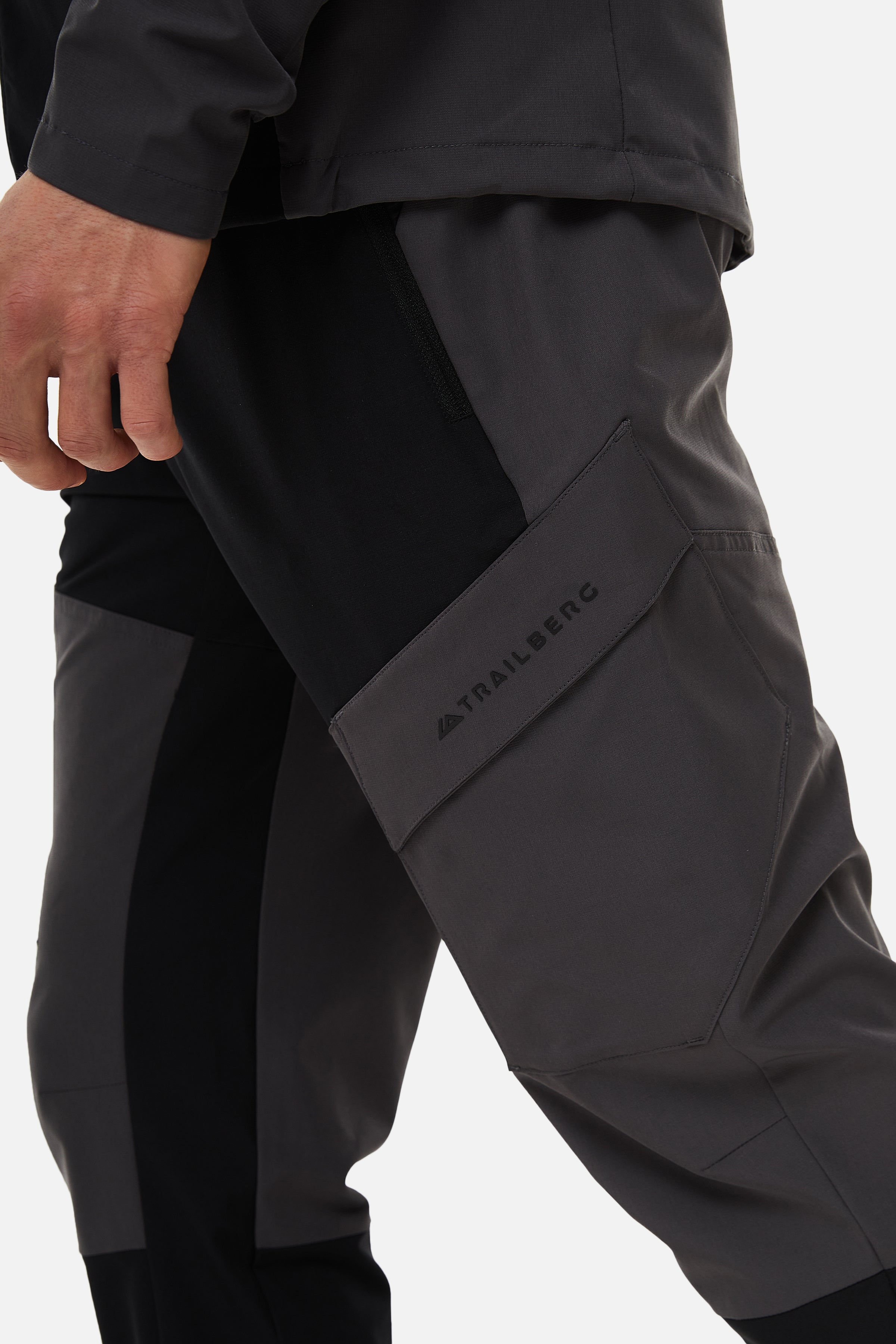 ELBRUS 3.0 QUARTER ZIP PANT SET - BLACK/GREY