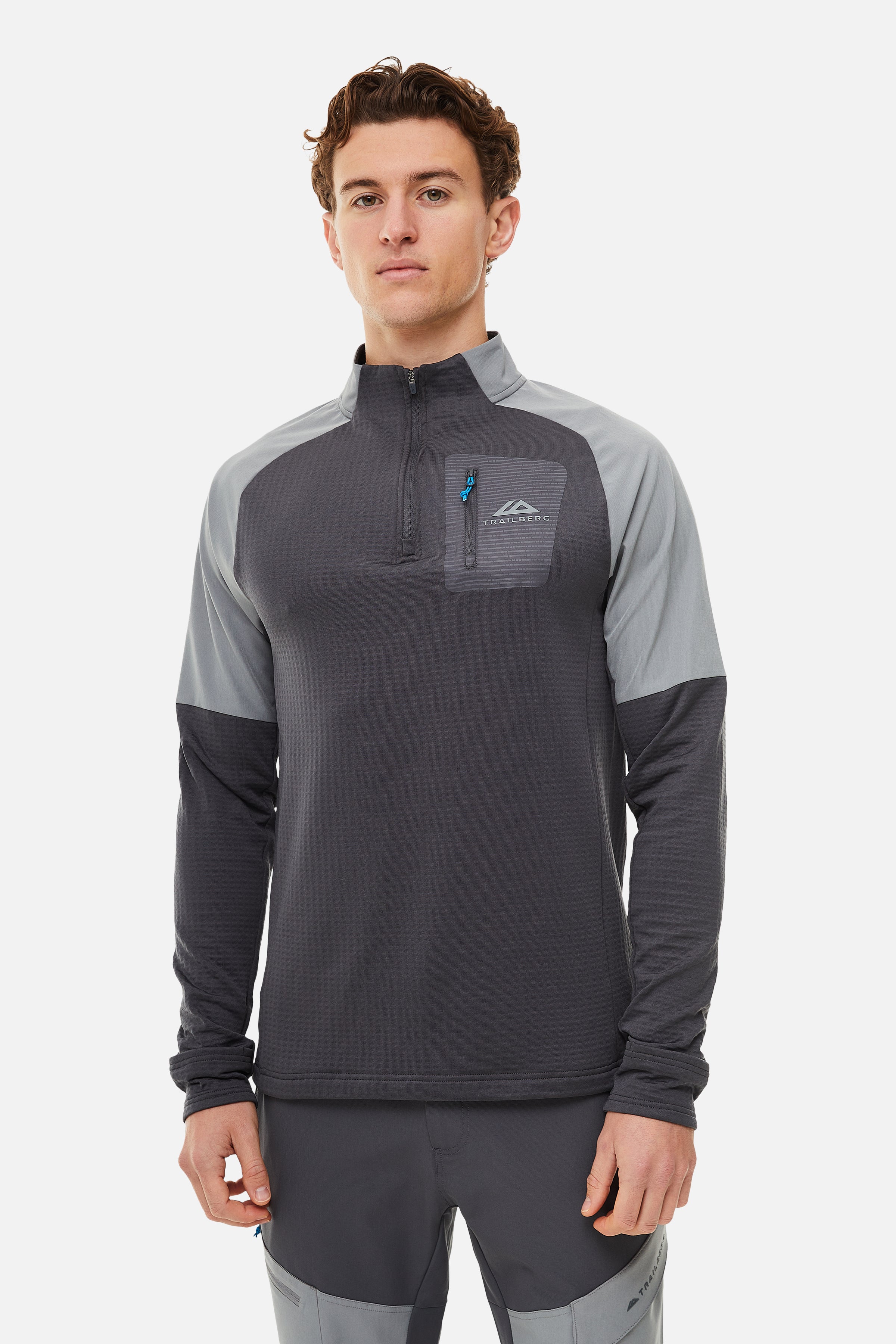 ELBRUS 3.0 QUARTER ZIP - GREY/LIGHT GREY