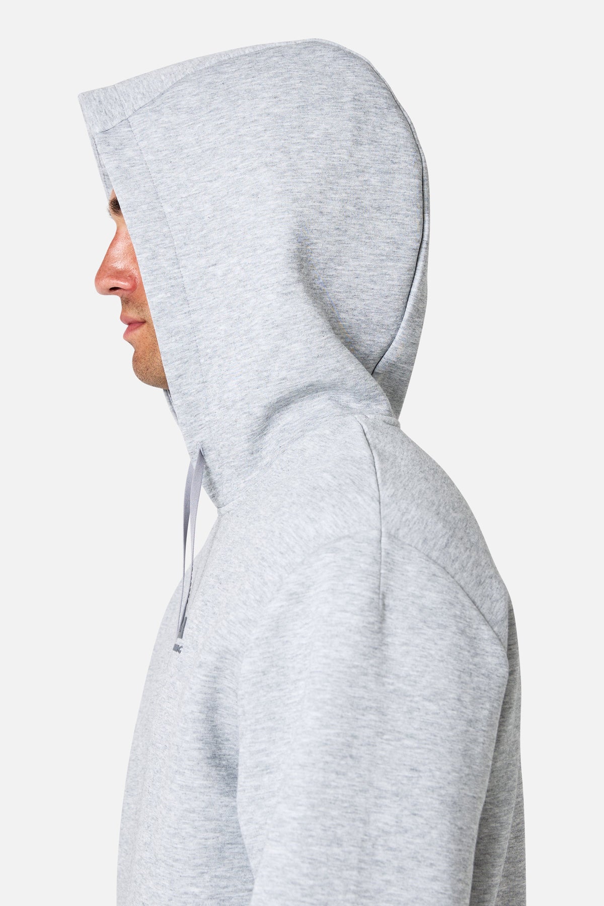 Vital Fleece Hood - Grey Marl