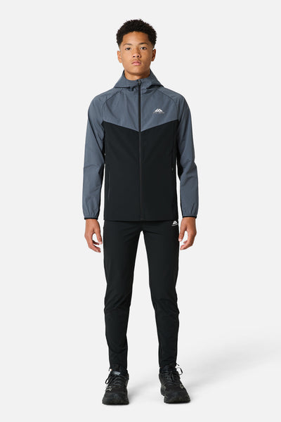 Boys Rapid Grid 2.0 Tracksuit - Black/Graphite Grey