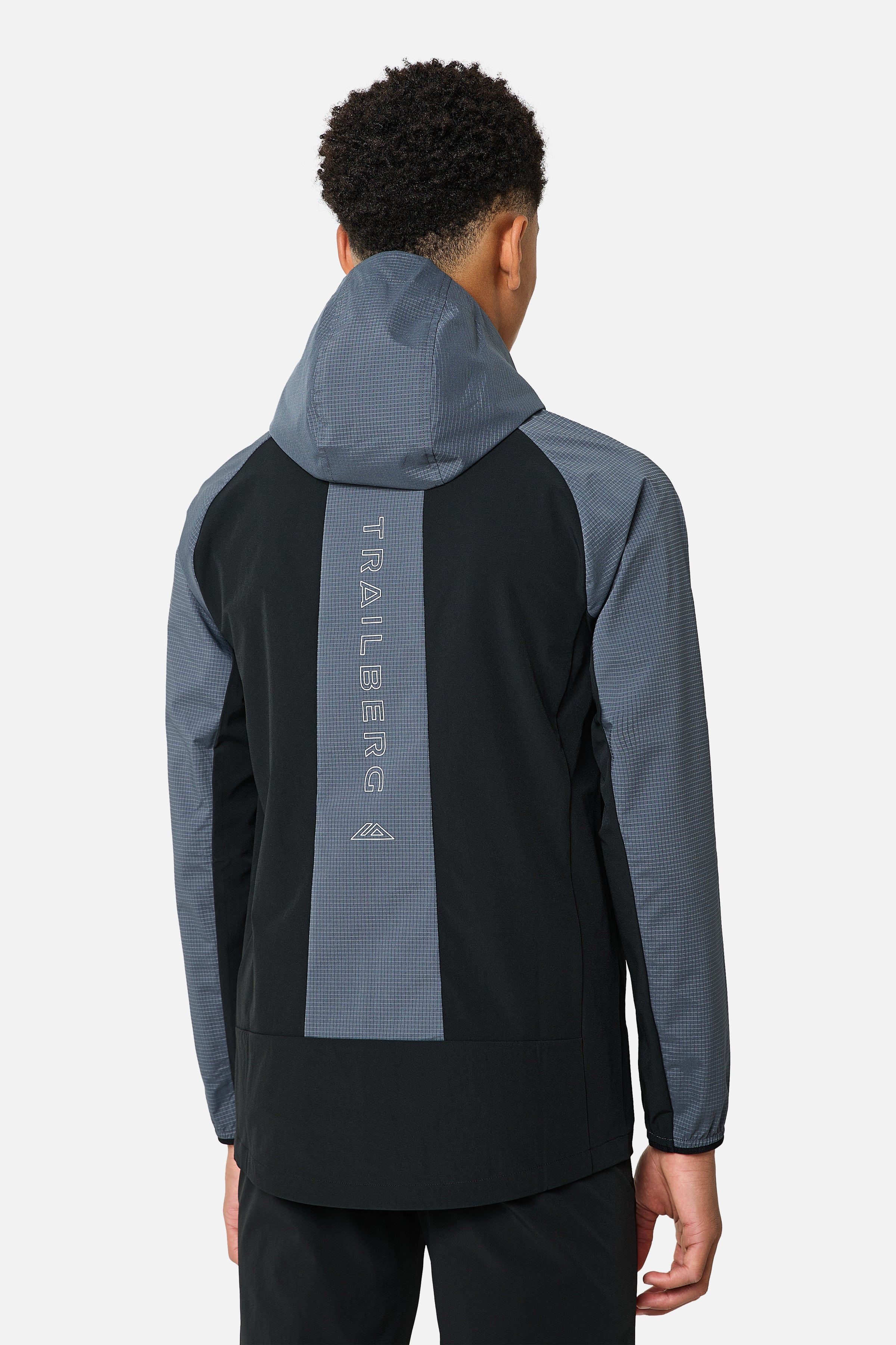 Boys Rapid Grid 2.0 Tracksuit - Black/Graphite Grey