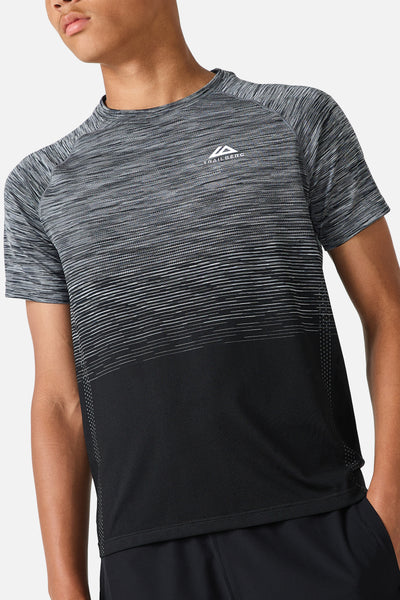 Boys Aero Seamless Essentials Twinset - Black/Graphite Grey