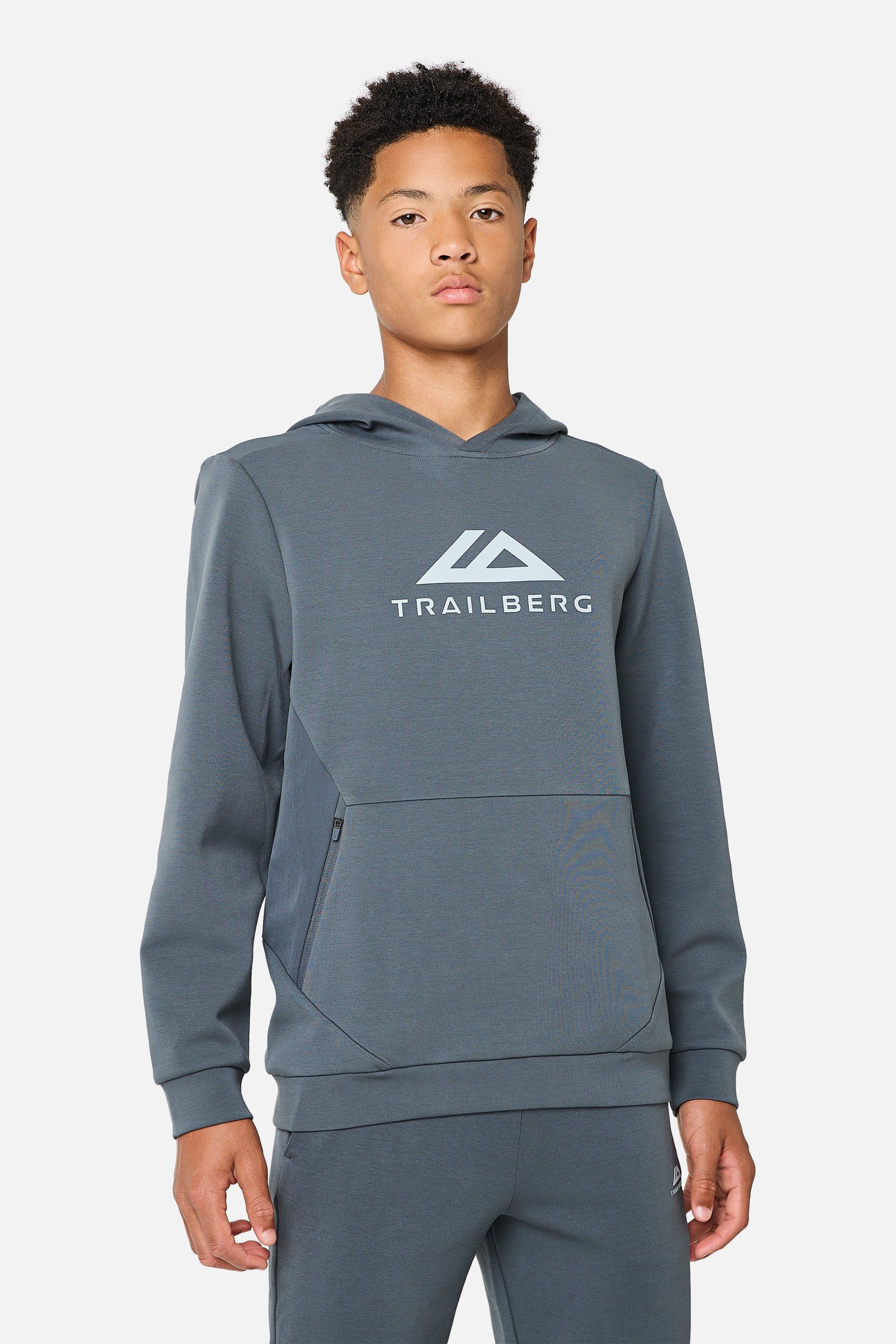 Boys Stormlight Hood - Graphite Grey/Lunar Grey