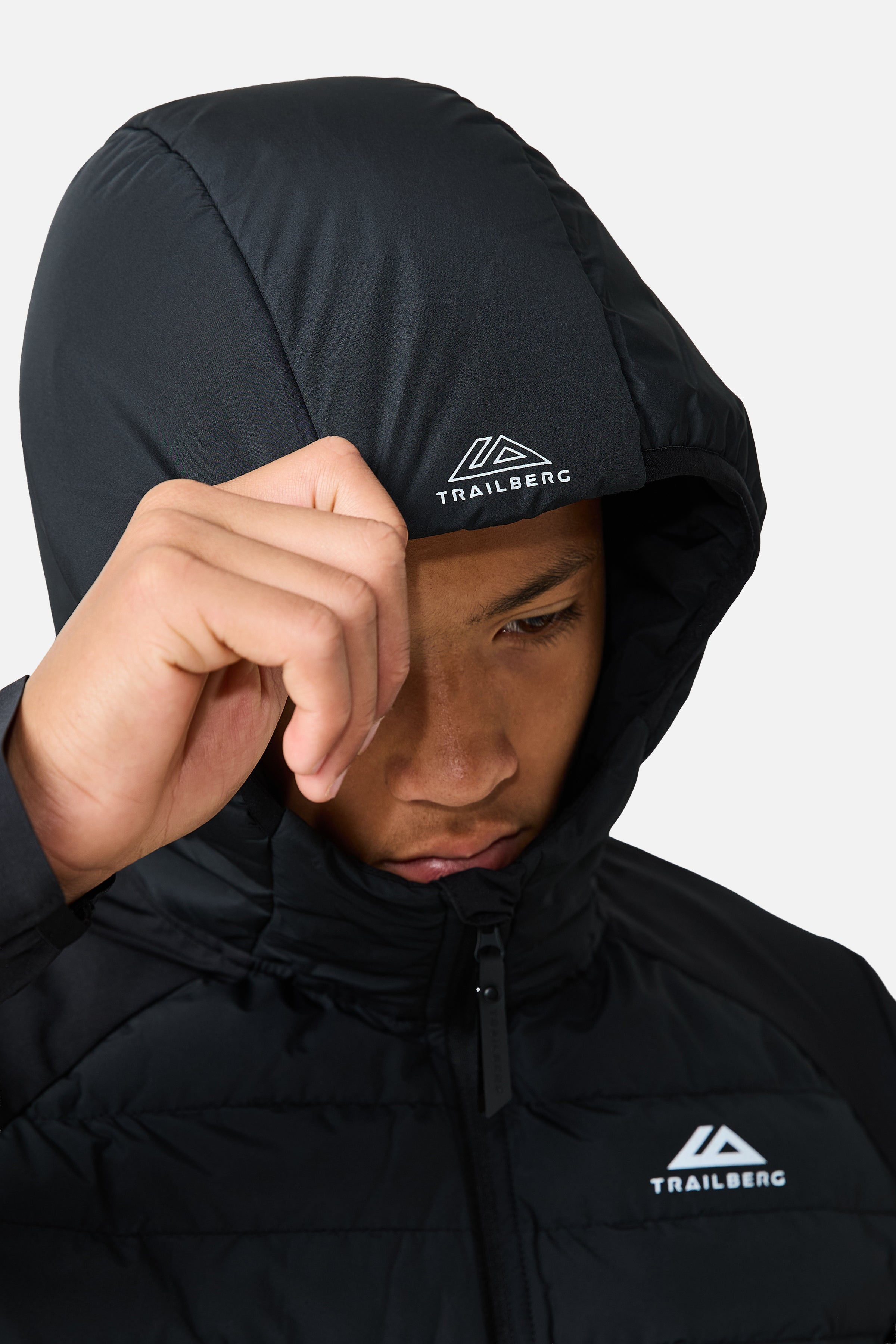 Boys Rhine Insulated Hybrid Jacket - Black