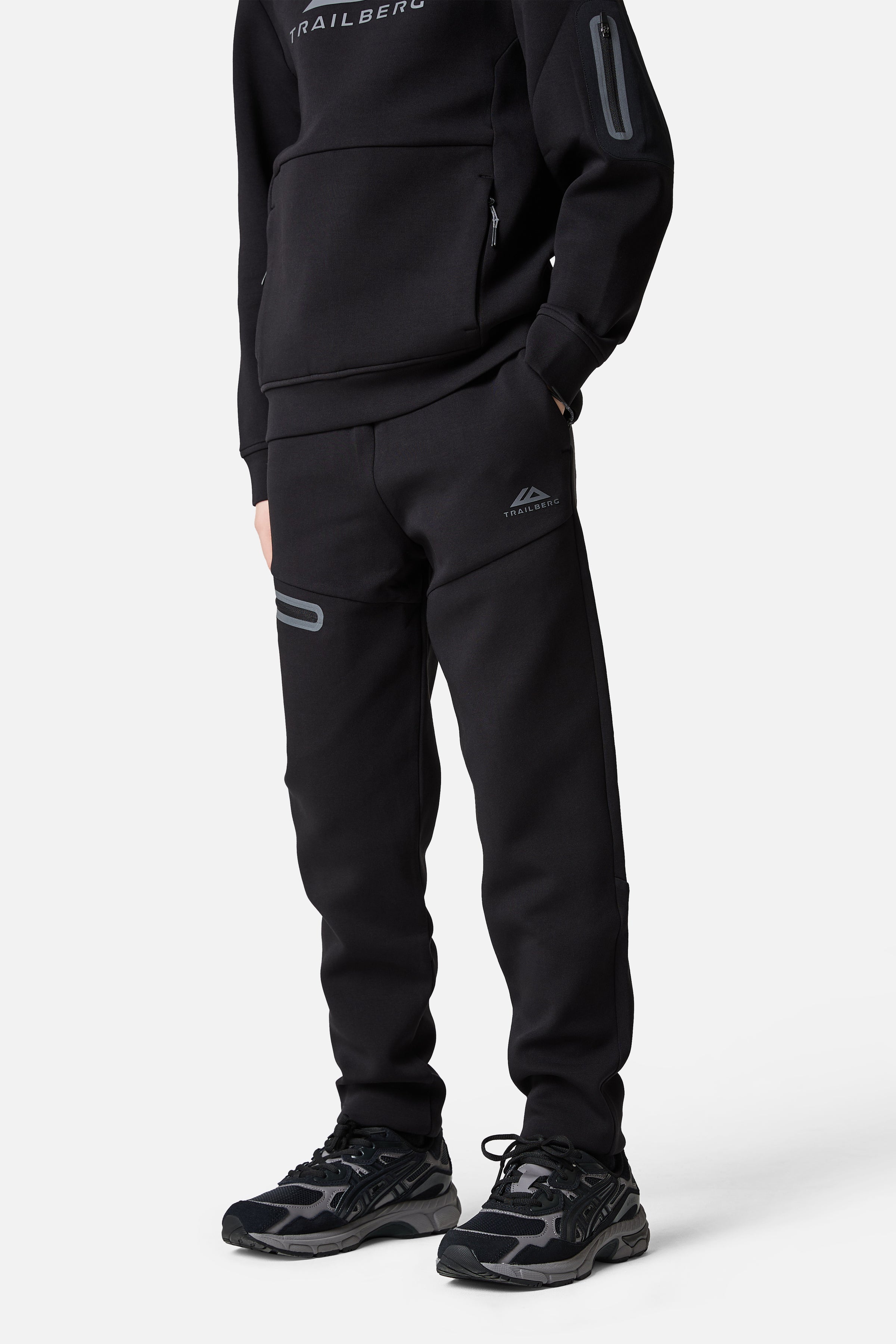 Boys Ignite Poly Fleece Pant - Black