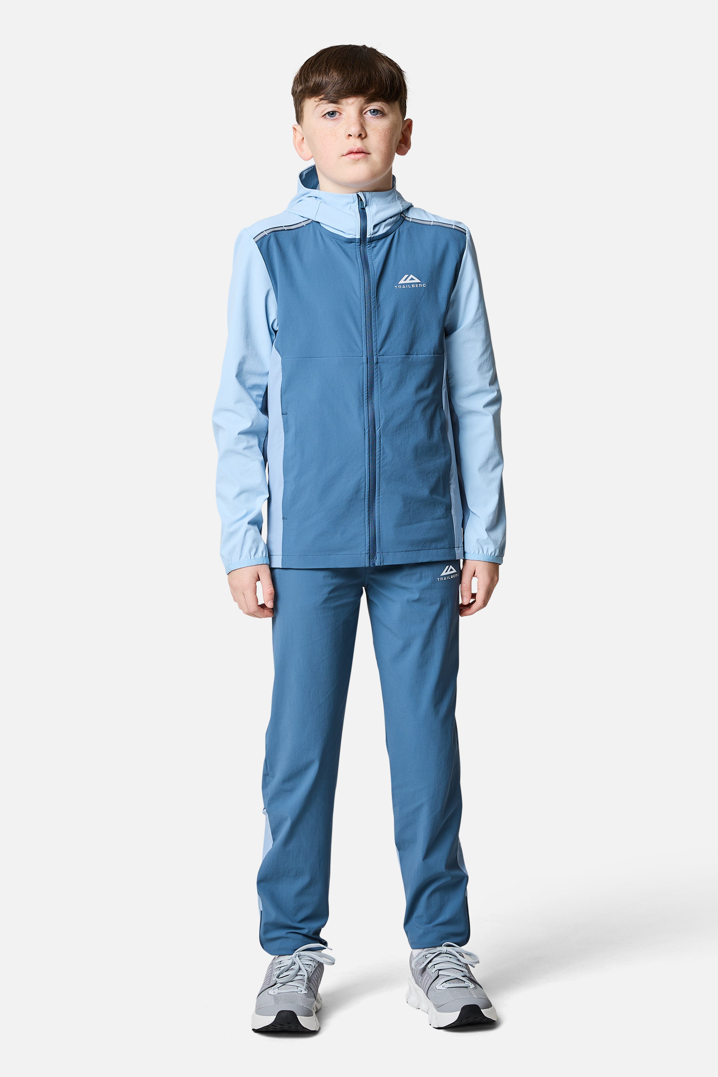 Boys Triathlon 3.0 Hood - Breeze/Washed Indigo/Dove Blue