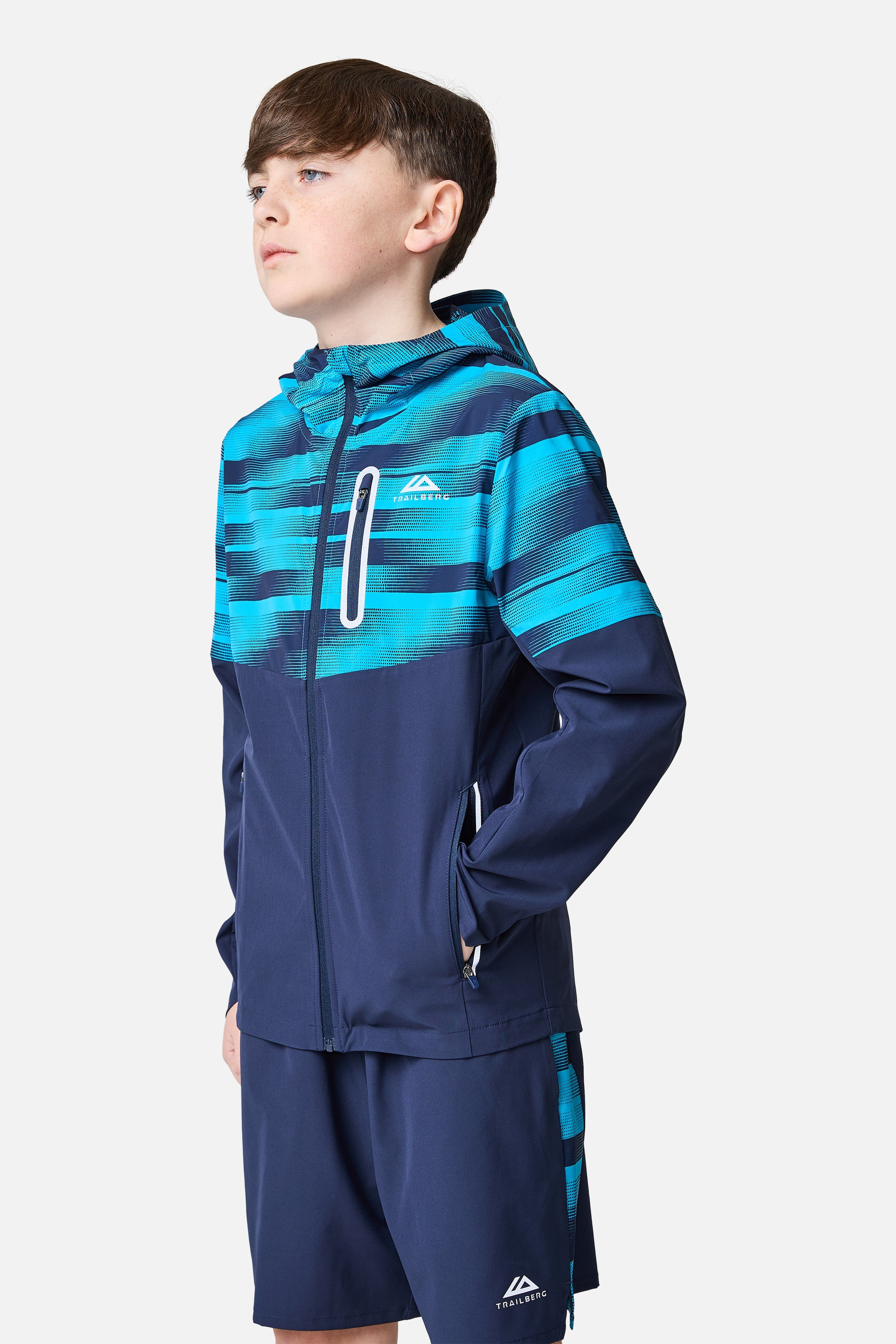 Boys Dimension Windbreaker - Navy / Mystic Ocean