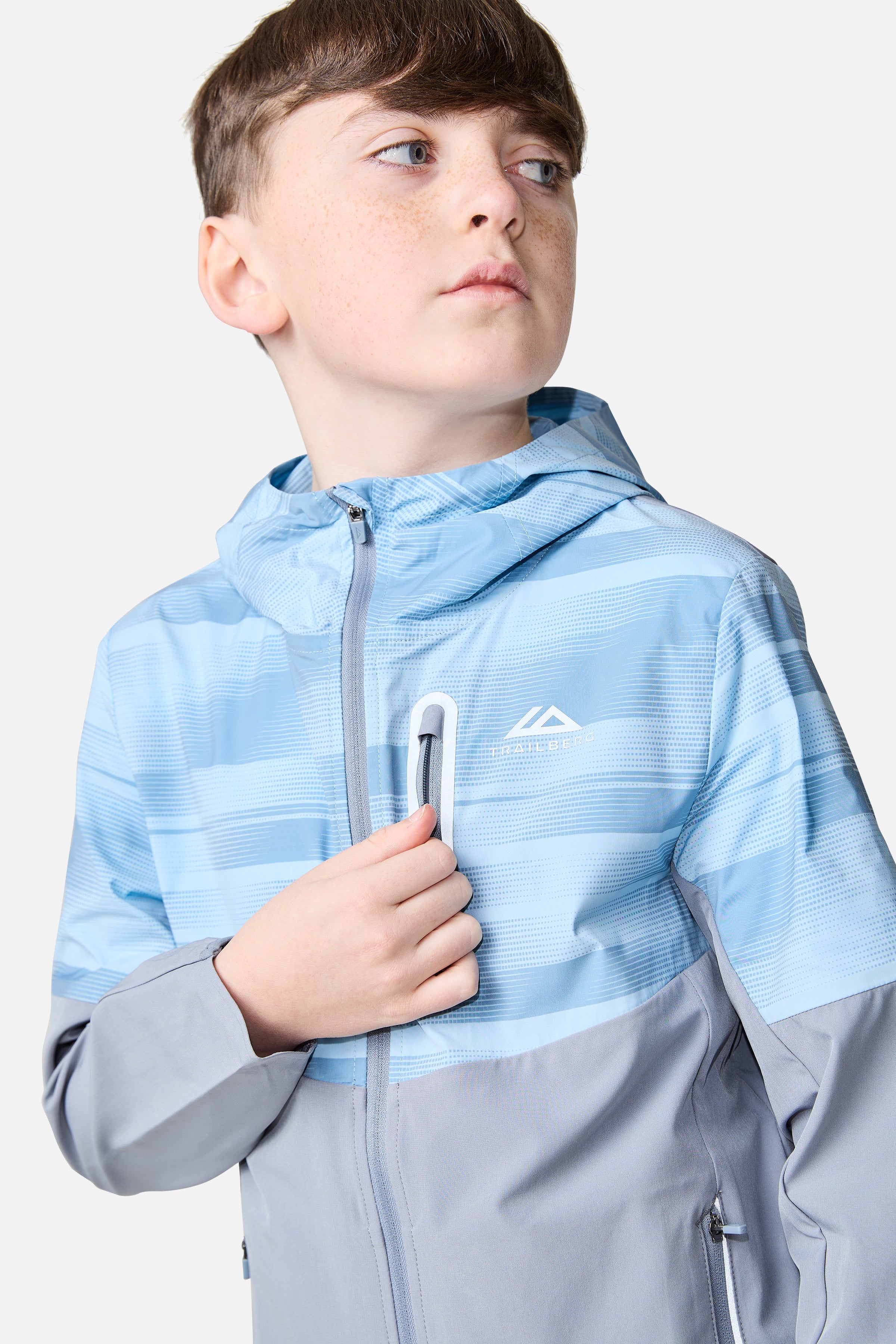Boys Dimension Windbreaker - Cloud Haze/Dove Blue/Washed Indigo