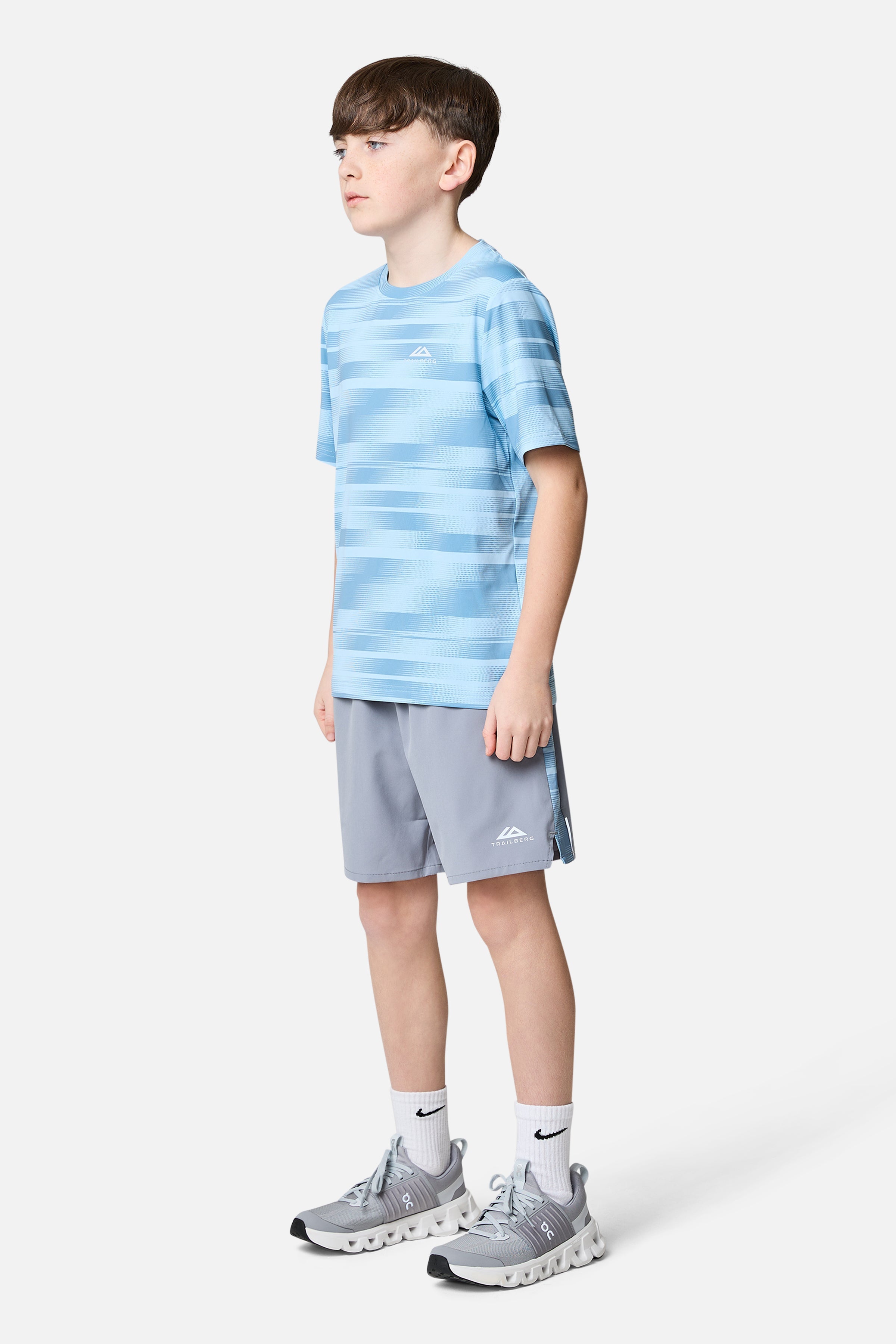 Boys Dimension Tee - Dove Blue / Washed Indigo