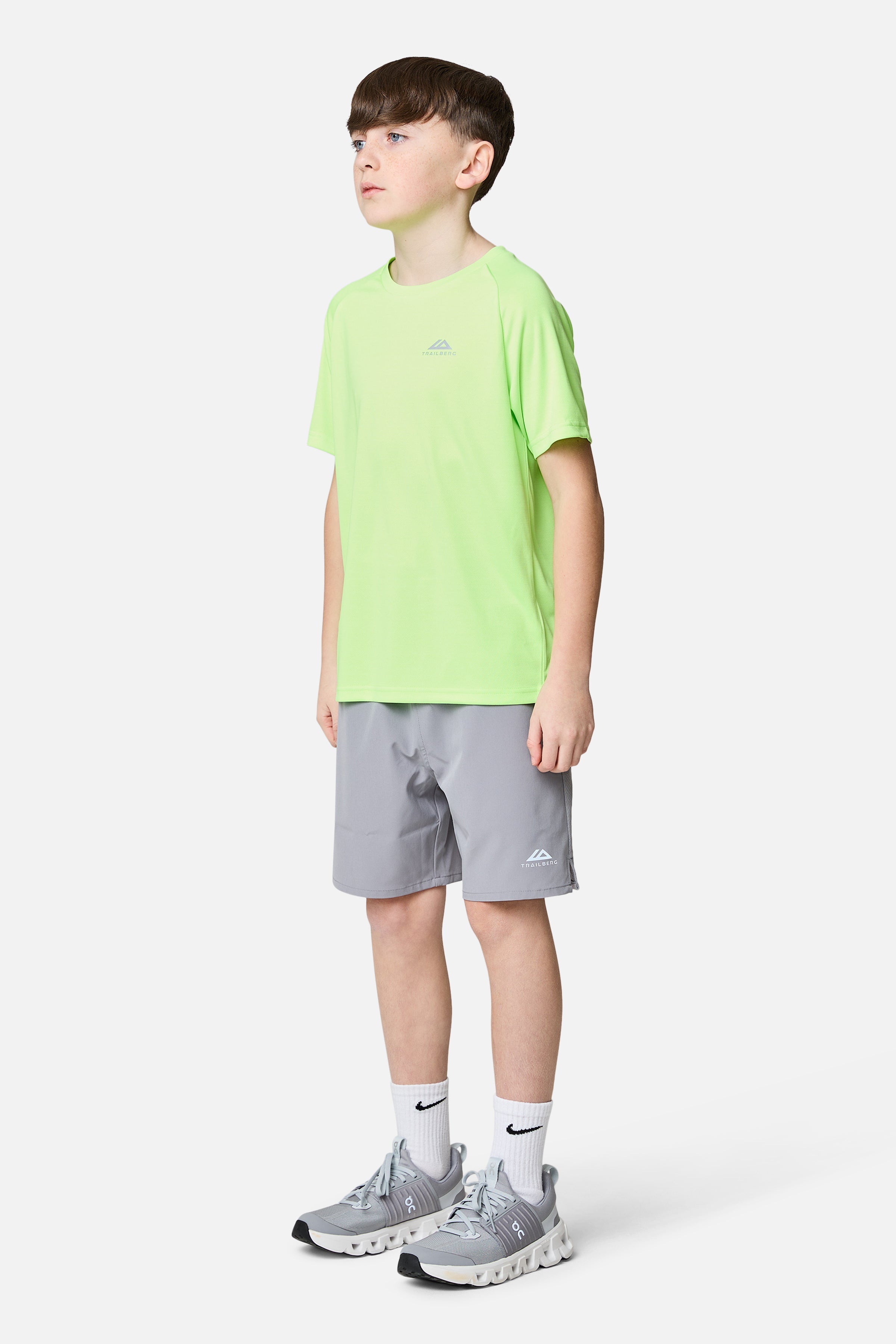 Boys Cloud Tee - Neon Lime
