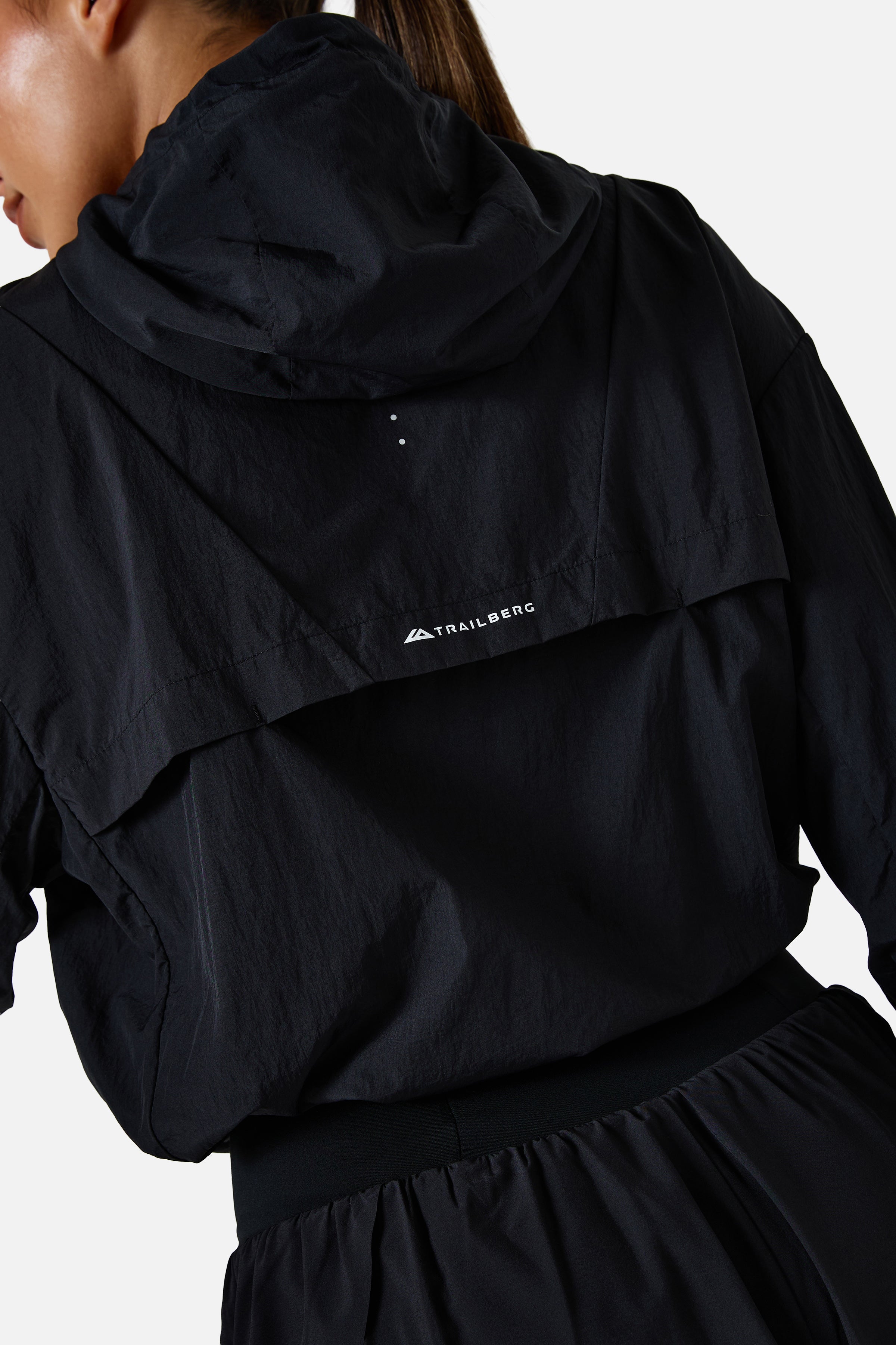 Womens Endura Running Windbreaker - Black