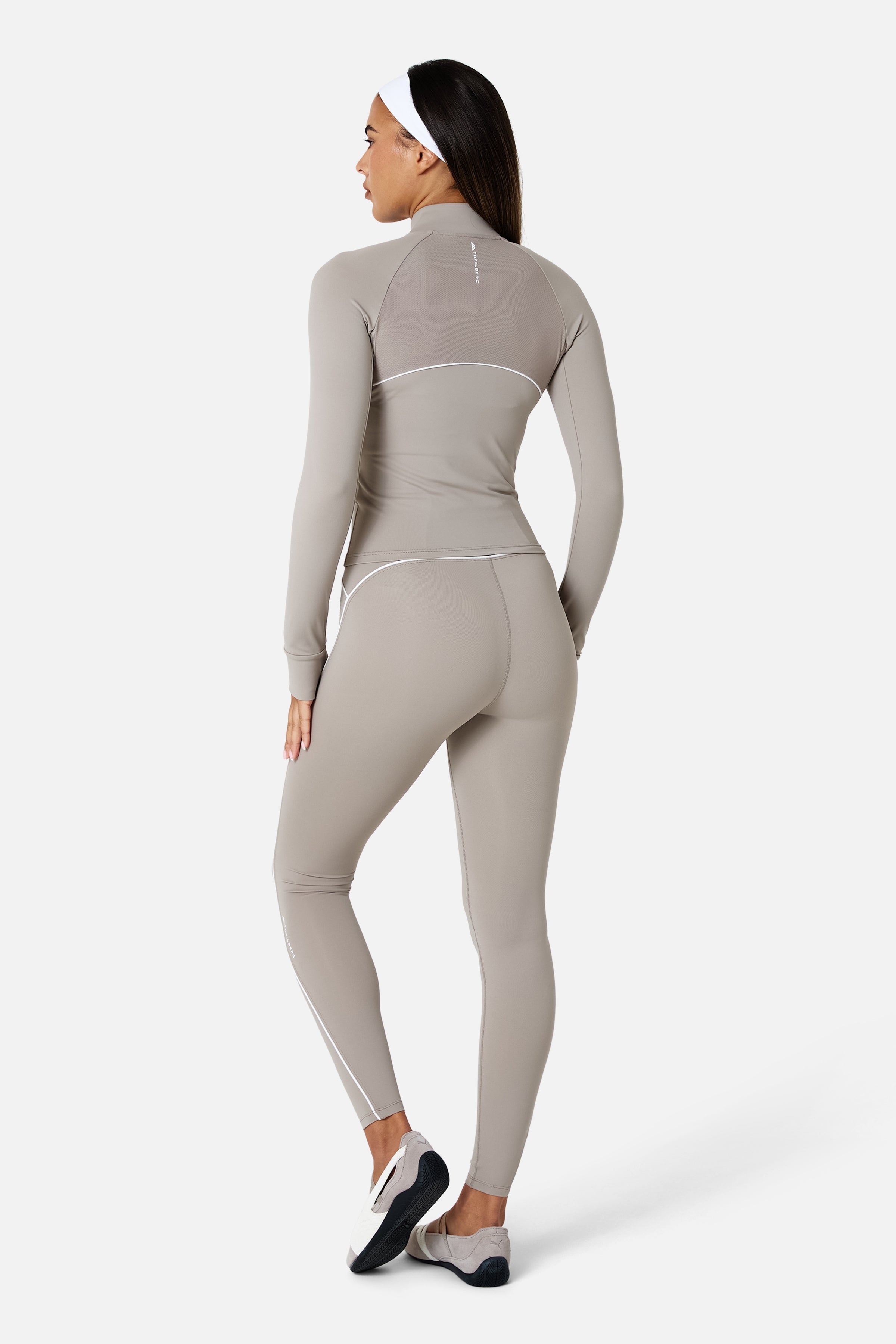 Womens Drift Jacket Set - Pale Taupe