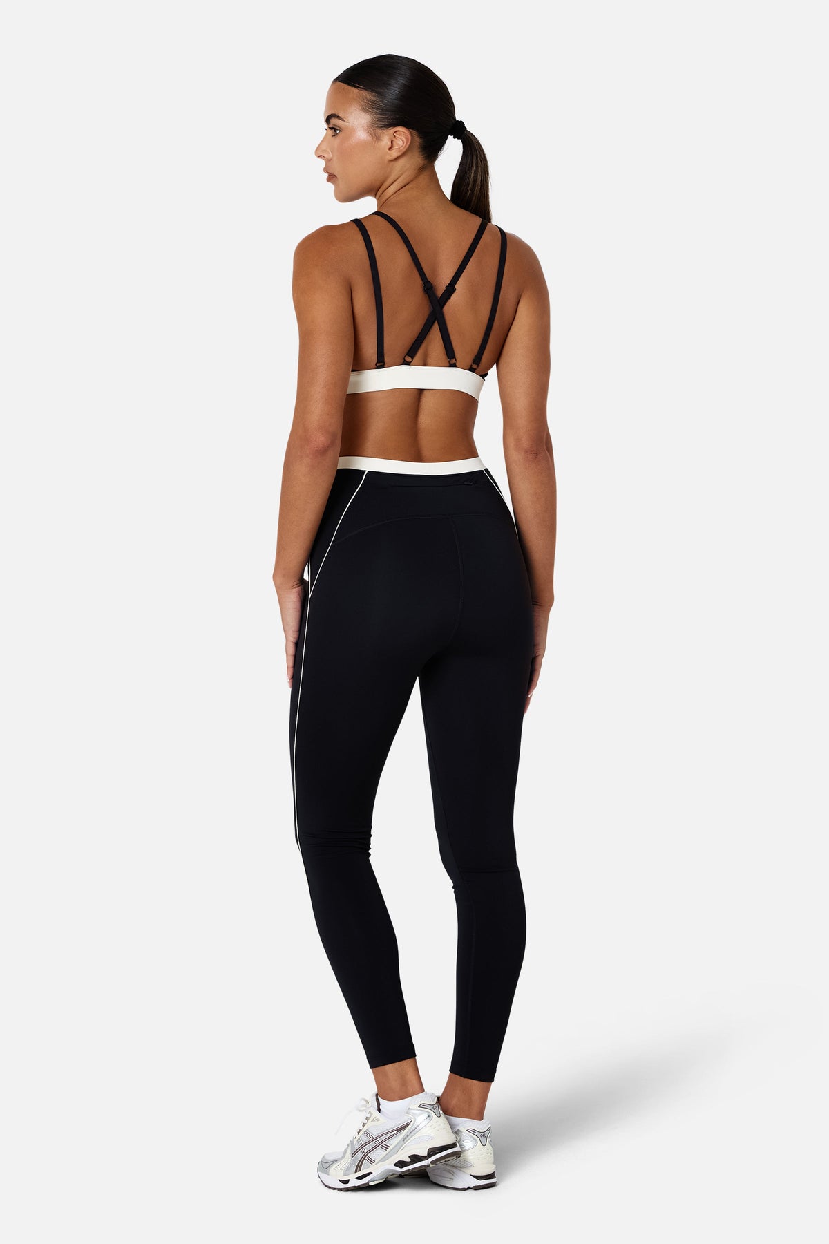 Womens Ignite Legging - Black/Candlelight White