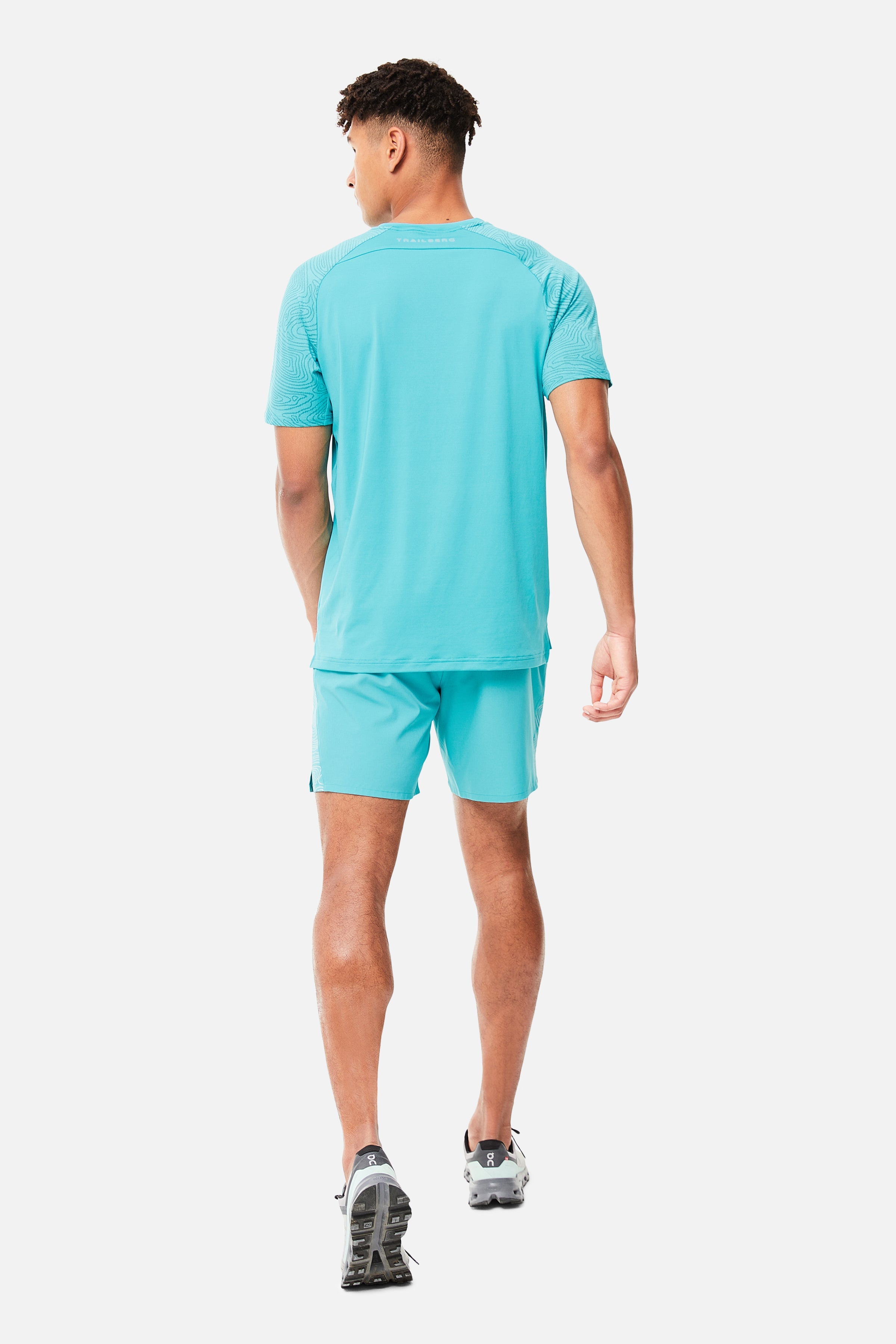 GEO SHORT - TURQUOISE