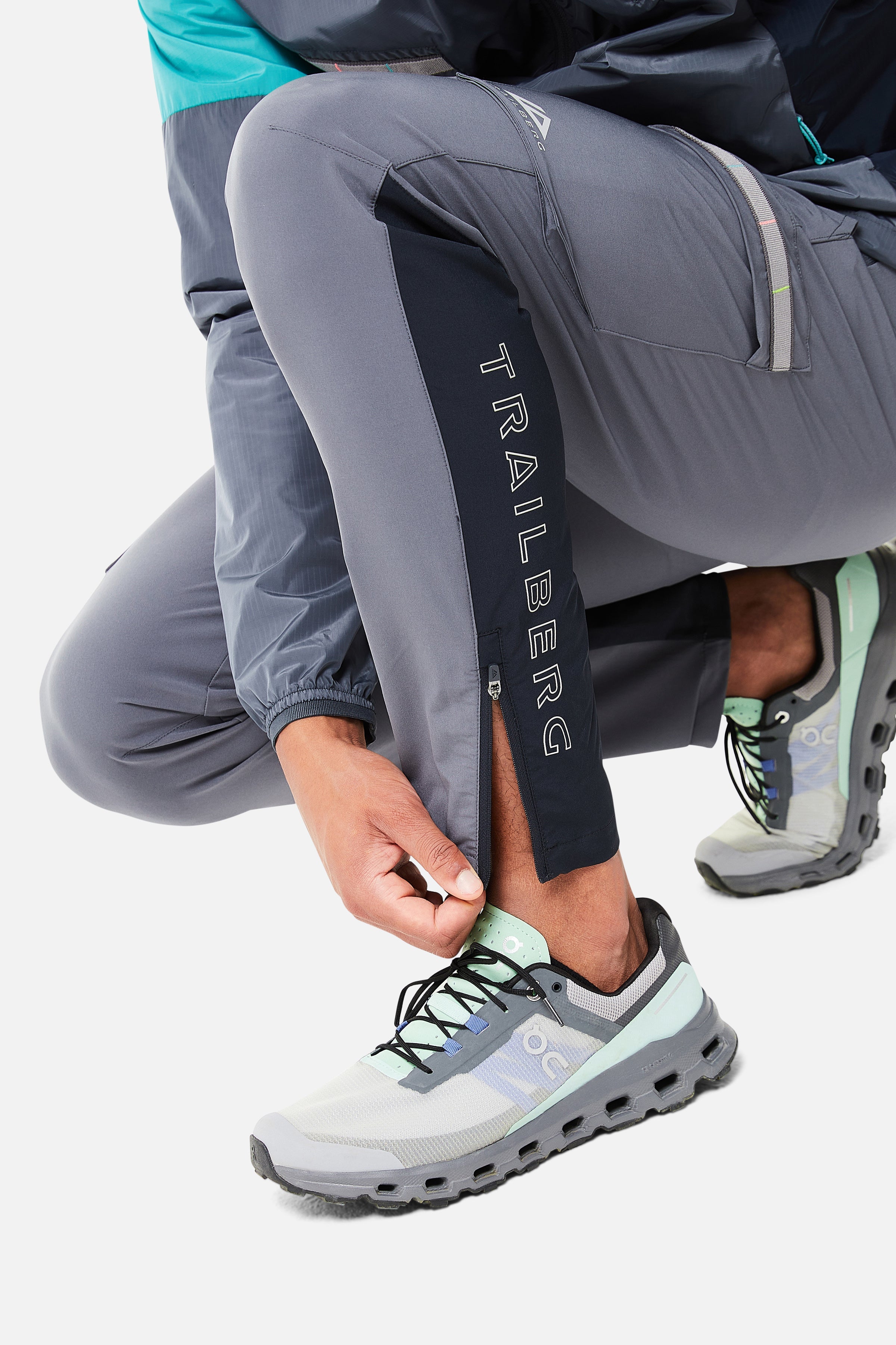 TRIATHLON 3.0 PANT - MID GREY/MIDNIGHT BLUE