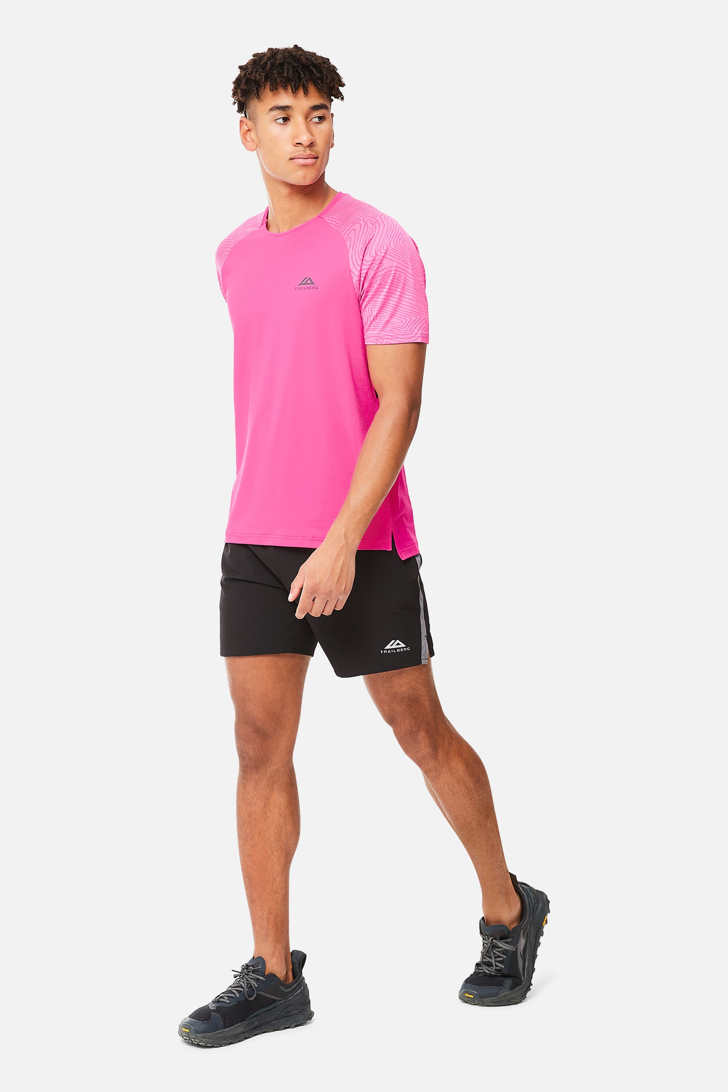 GEO TEE - HOT PINK