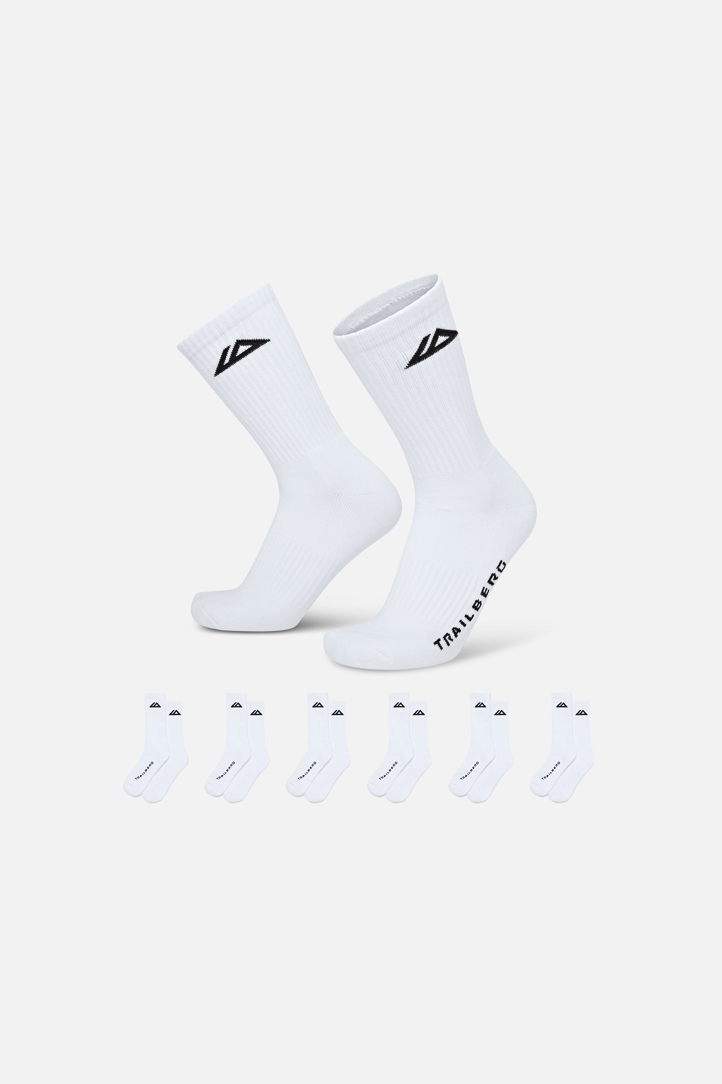 Underpin 6 Pack Sock - White