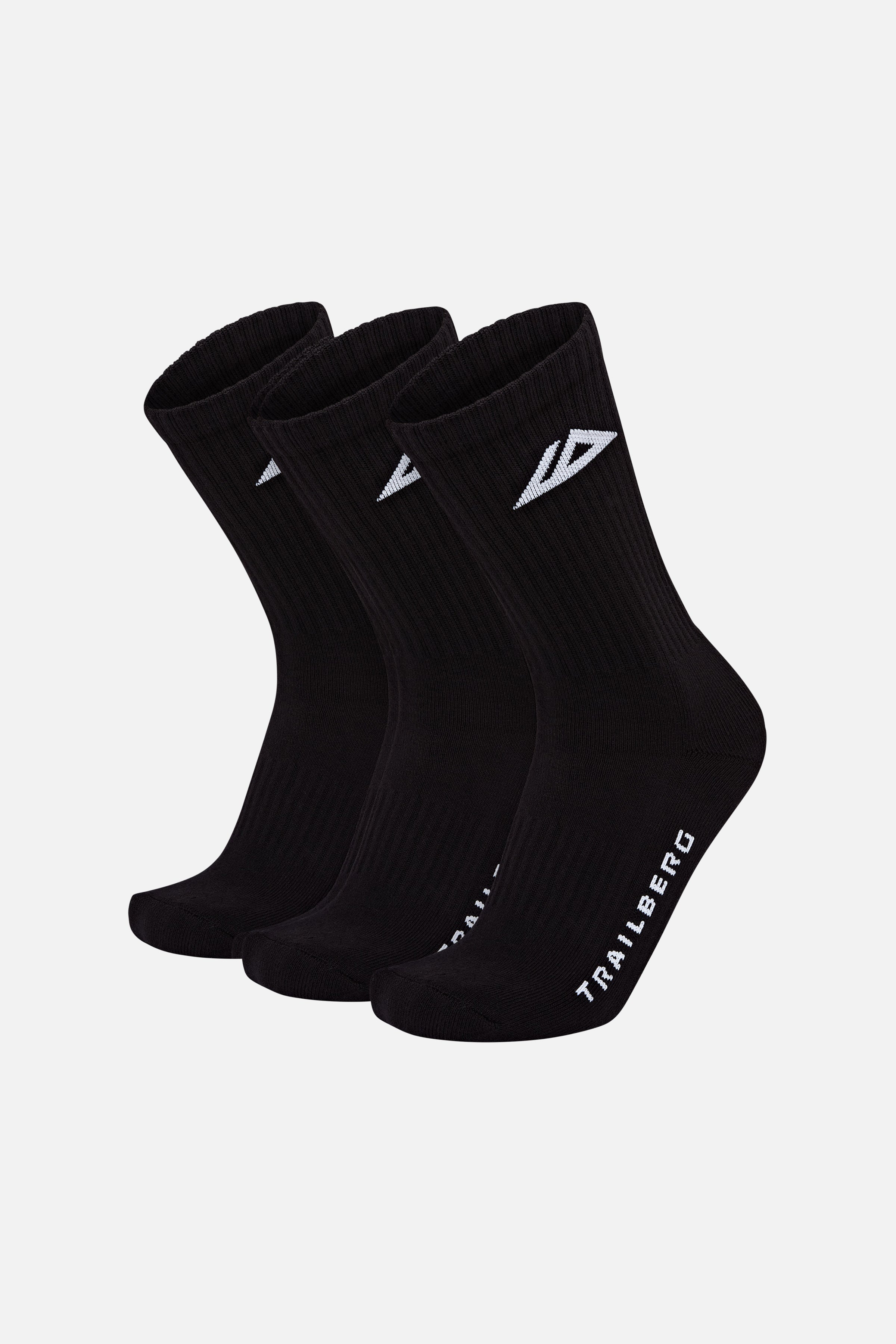 Underpin 3 Pack Sock - Black