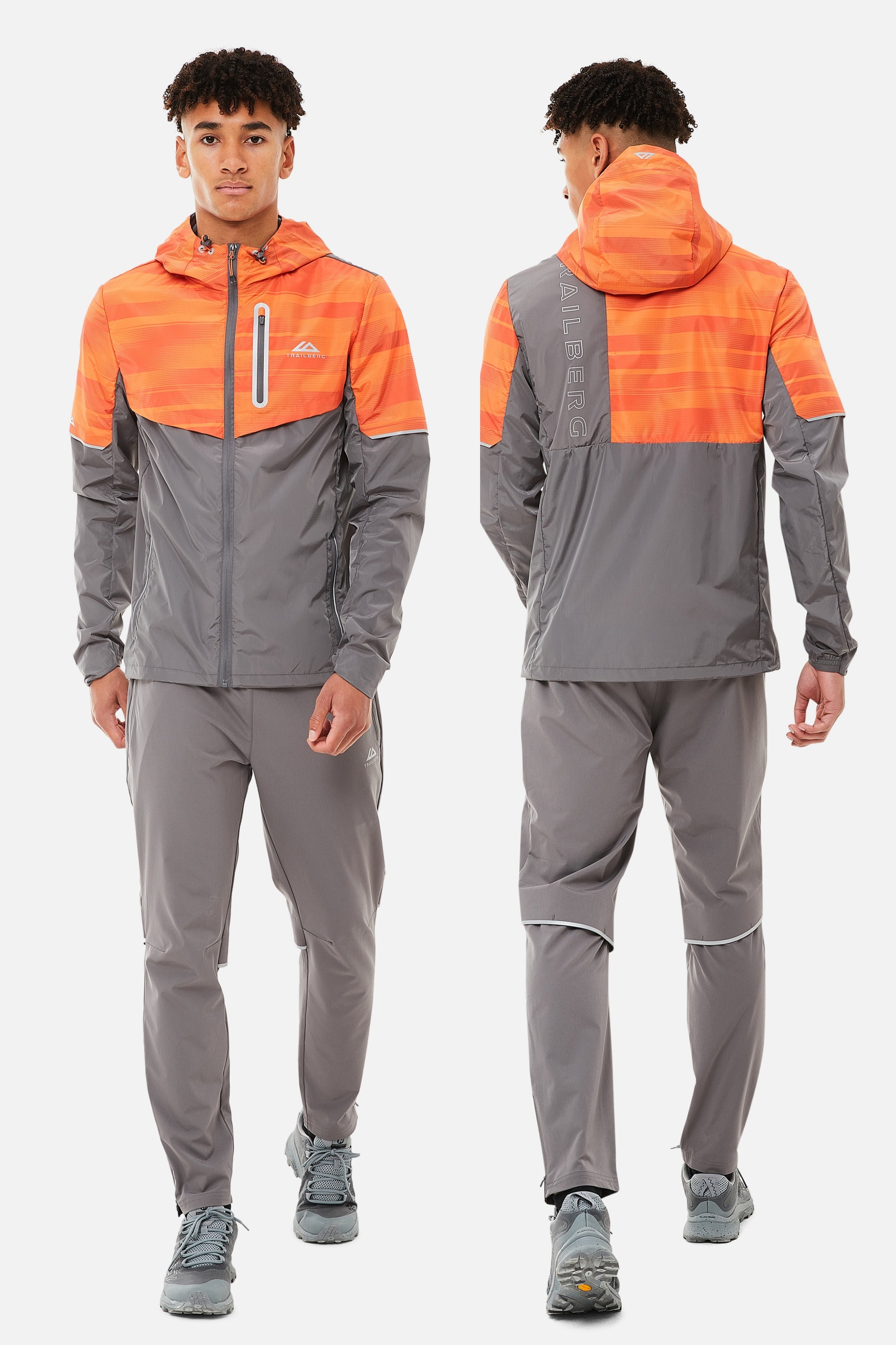 DIMENSION TRACKSUIT ORANGE GREY