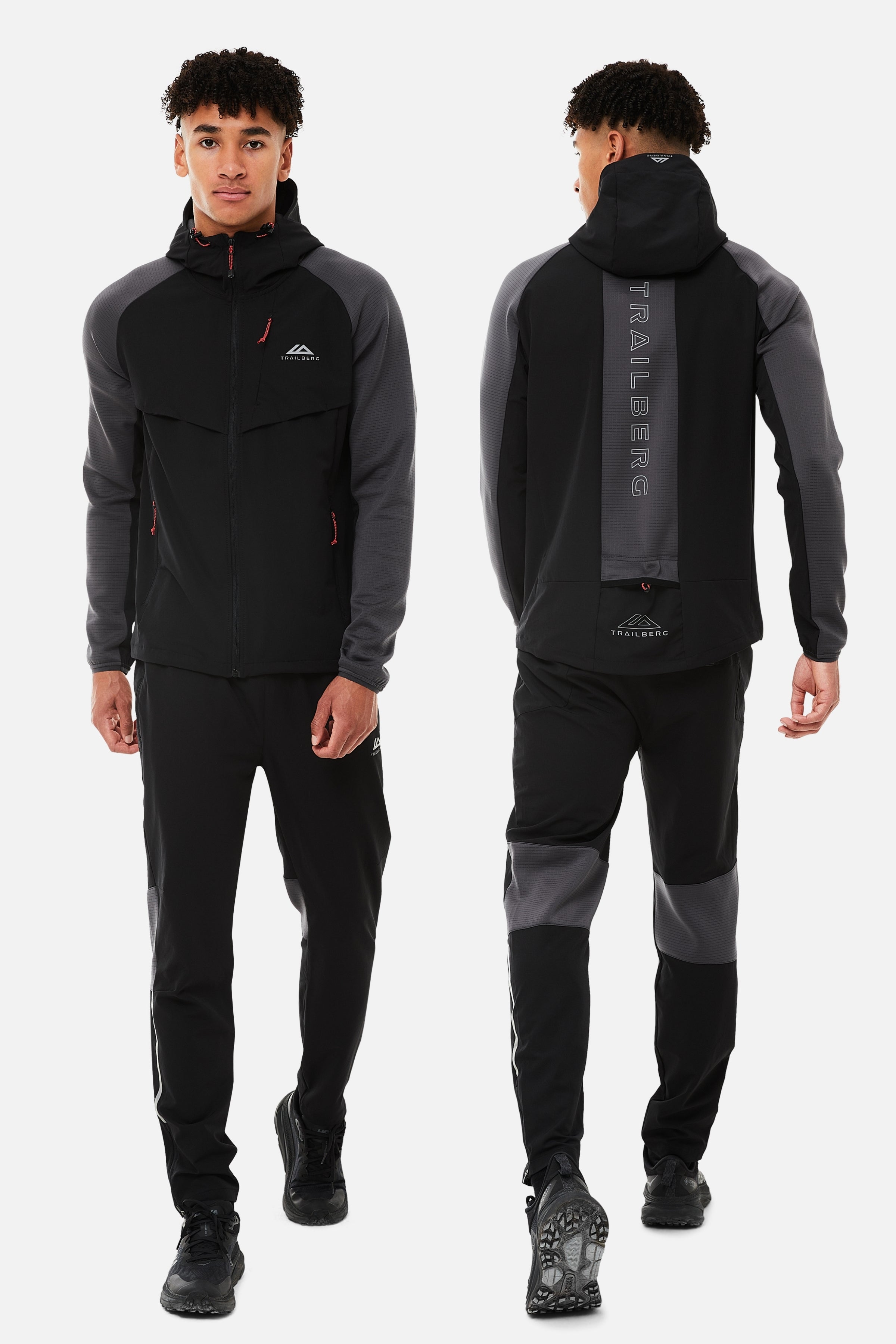 RAPID DASH TRACKSUIT - BLACK/GREY